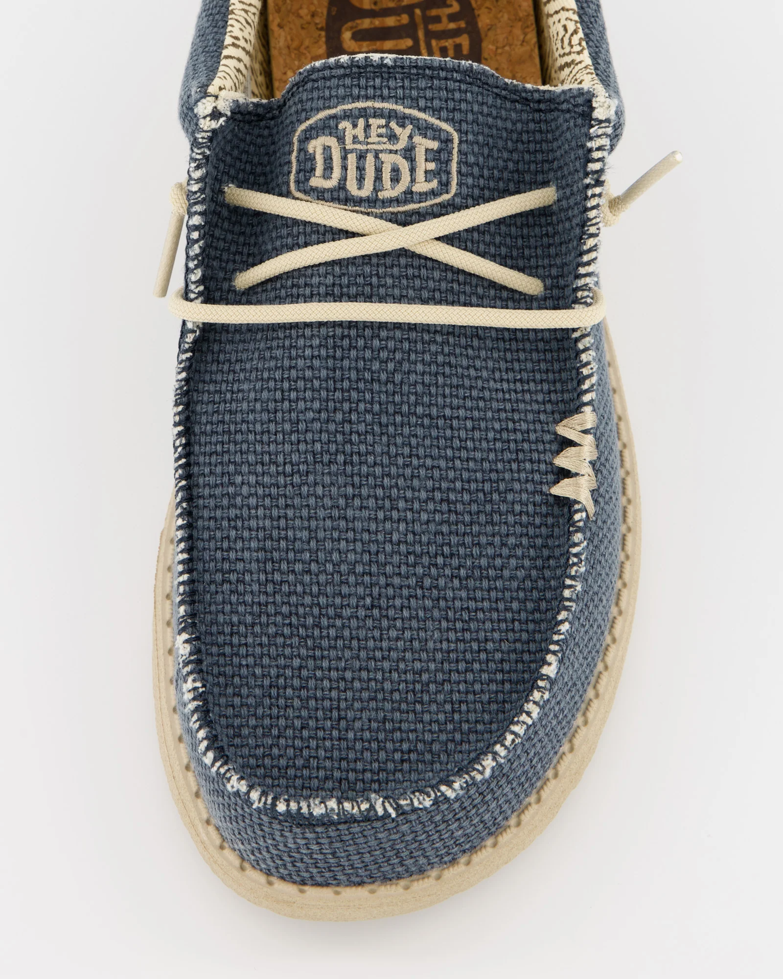 Mocasín Canvas Hey Dude Azul - Image 3