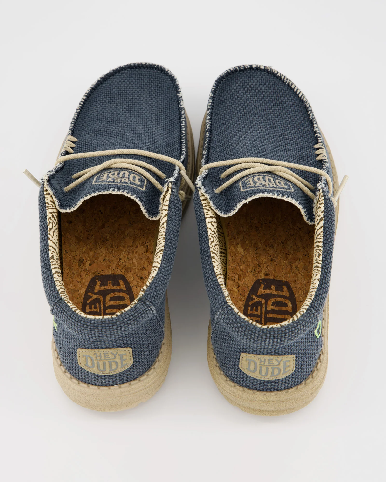 Mocasín Canvas Hey Dude Azul - Image 4