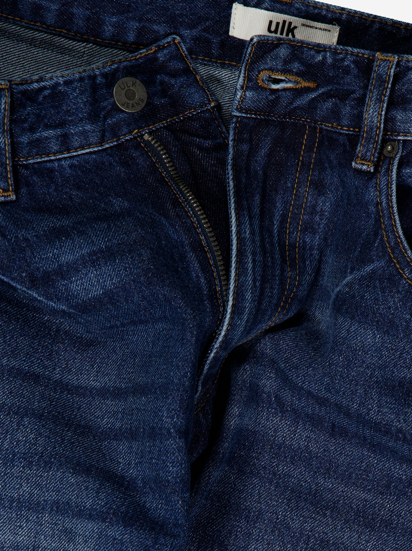 Jeans straight fit efecto lavado Thik - Image 4