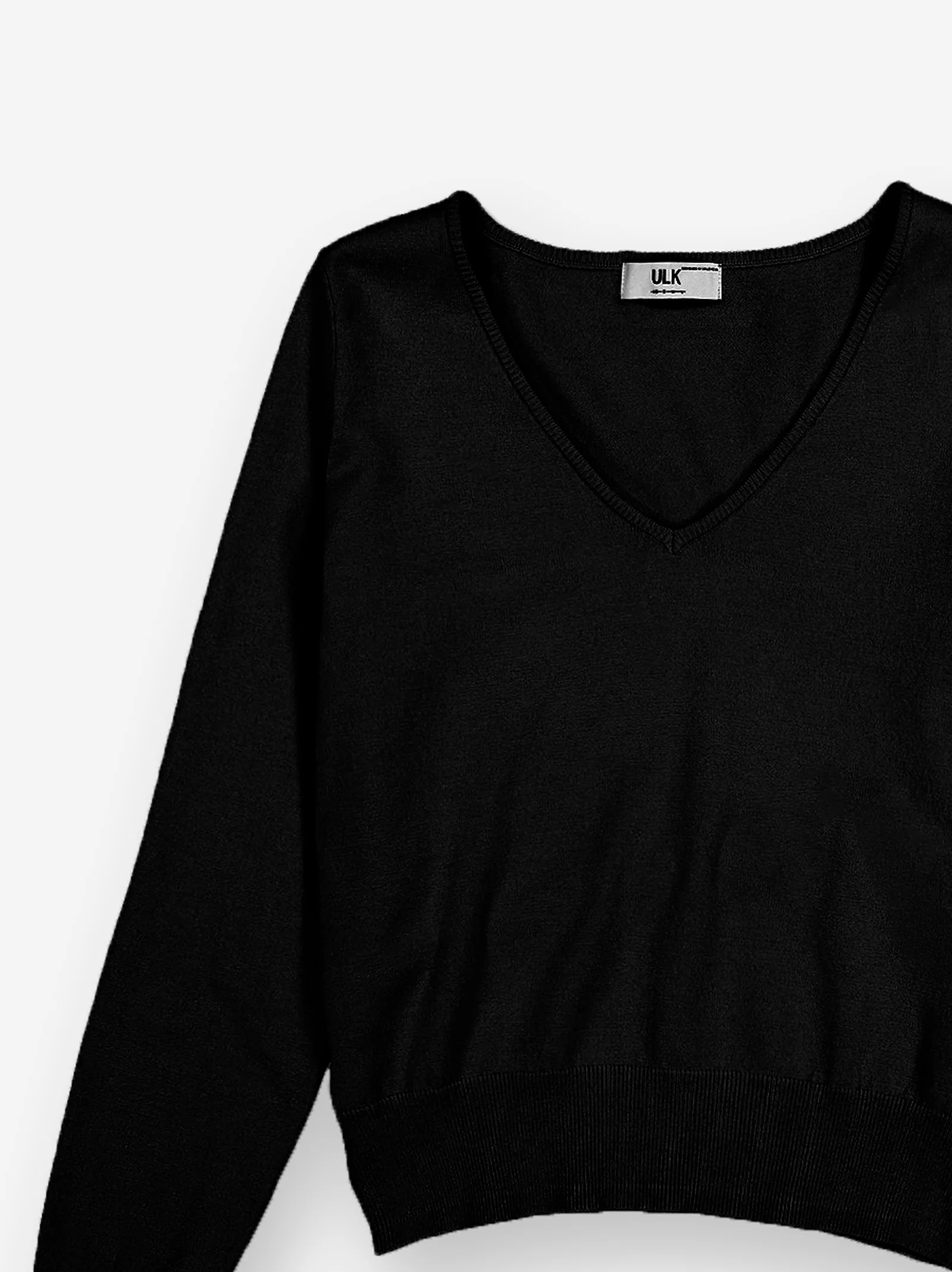 Jersey de punto con cuello en V Fae - Image 3