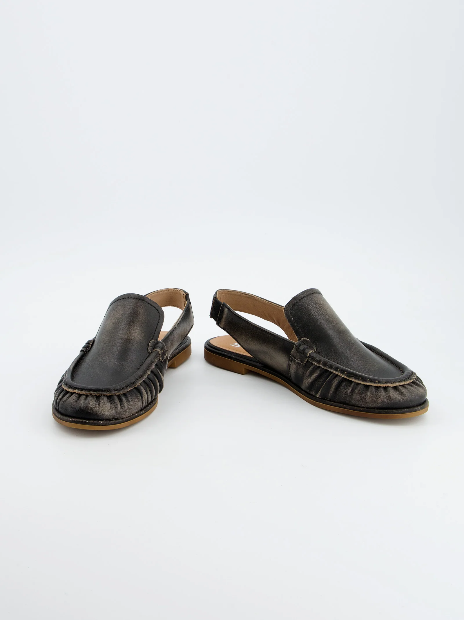 Mocasín Destalonado De Piel Envejecido - Ramyre - Image 5