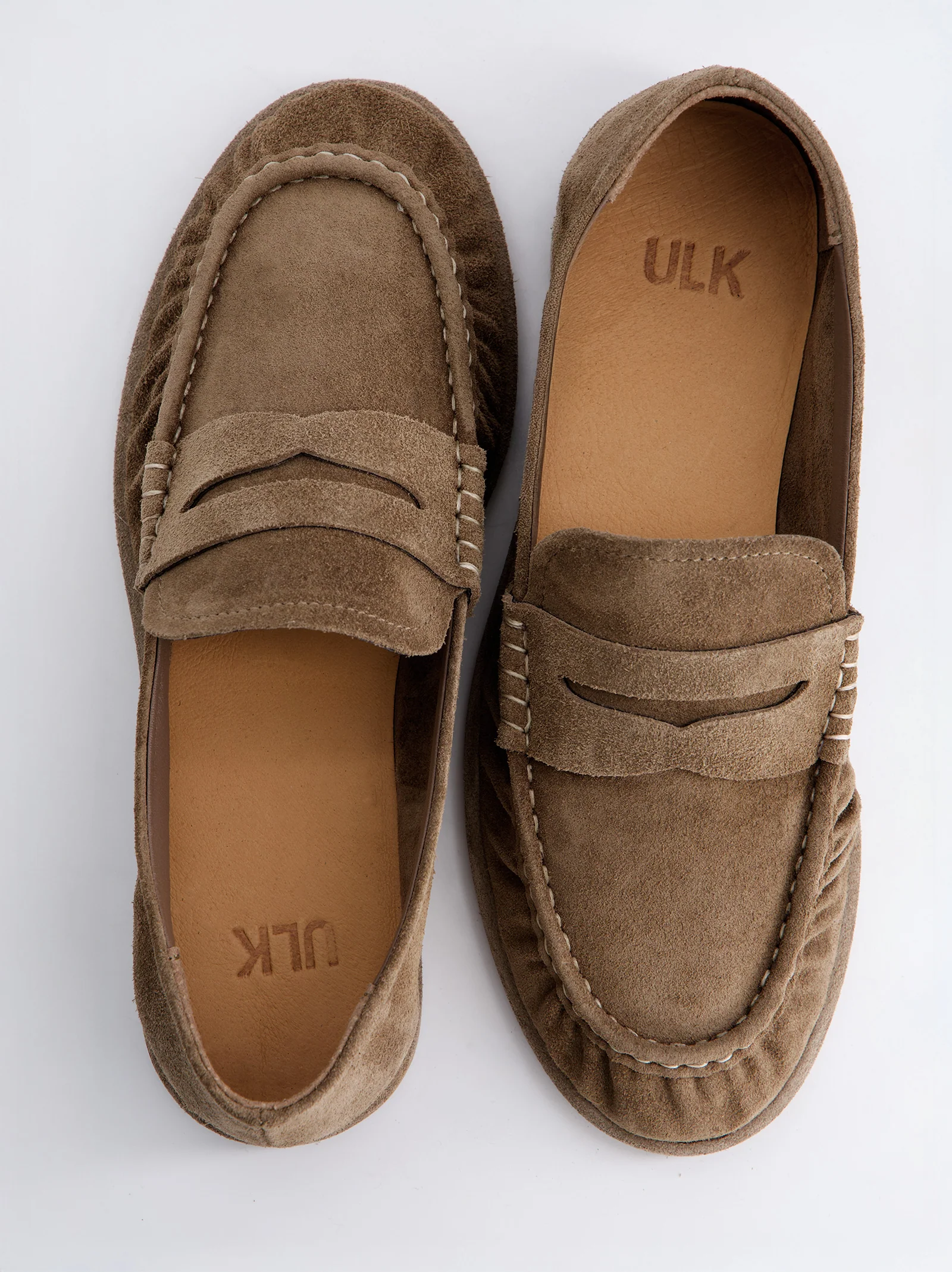 Mocasines De Serraje Taupe -Kassai - Image 5