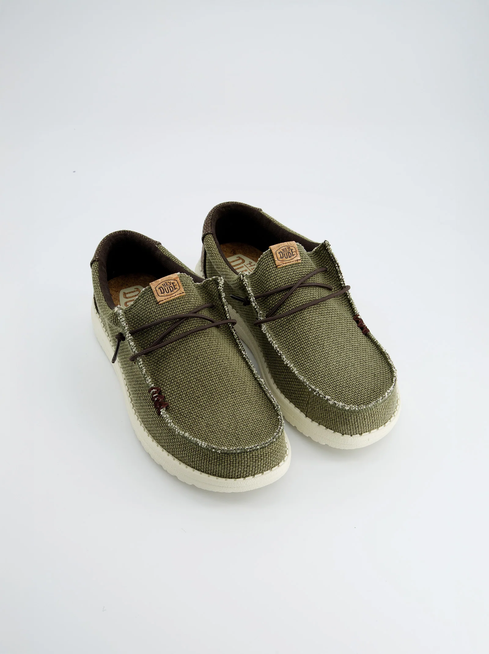 Mocasines Estilo Náutico Hey Dude Verde - Image 2