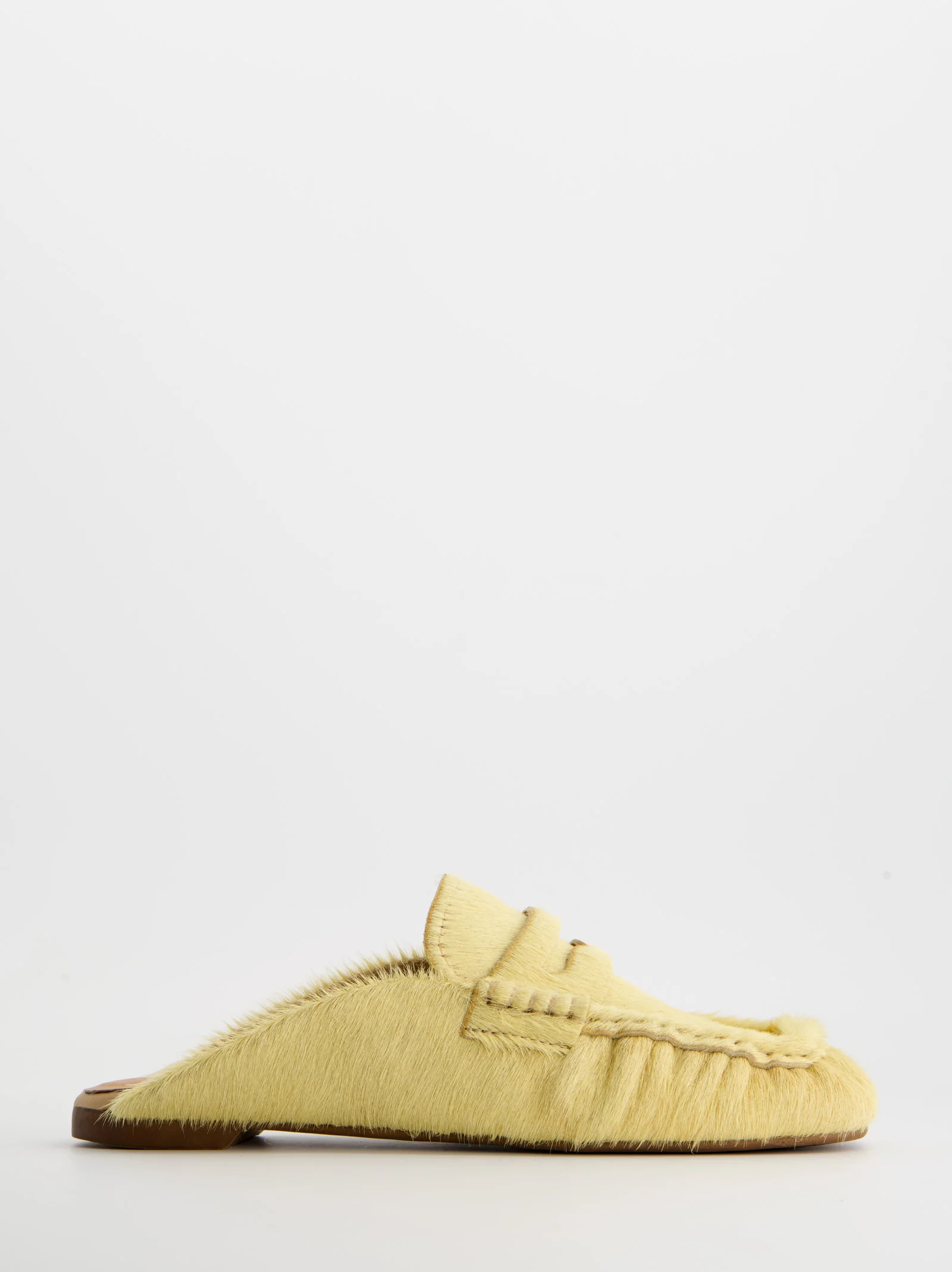 Mocasines mule de pelo en piel - Momar