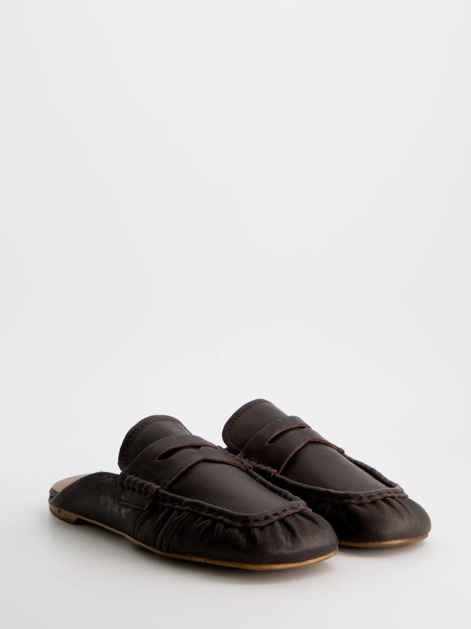Mocasines mule de piel - Momar - Image 4