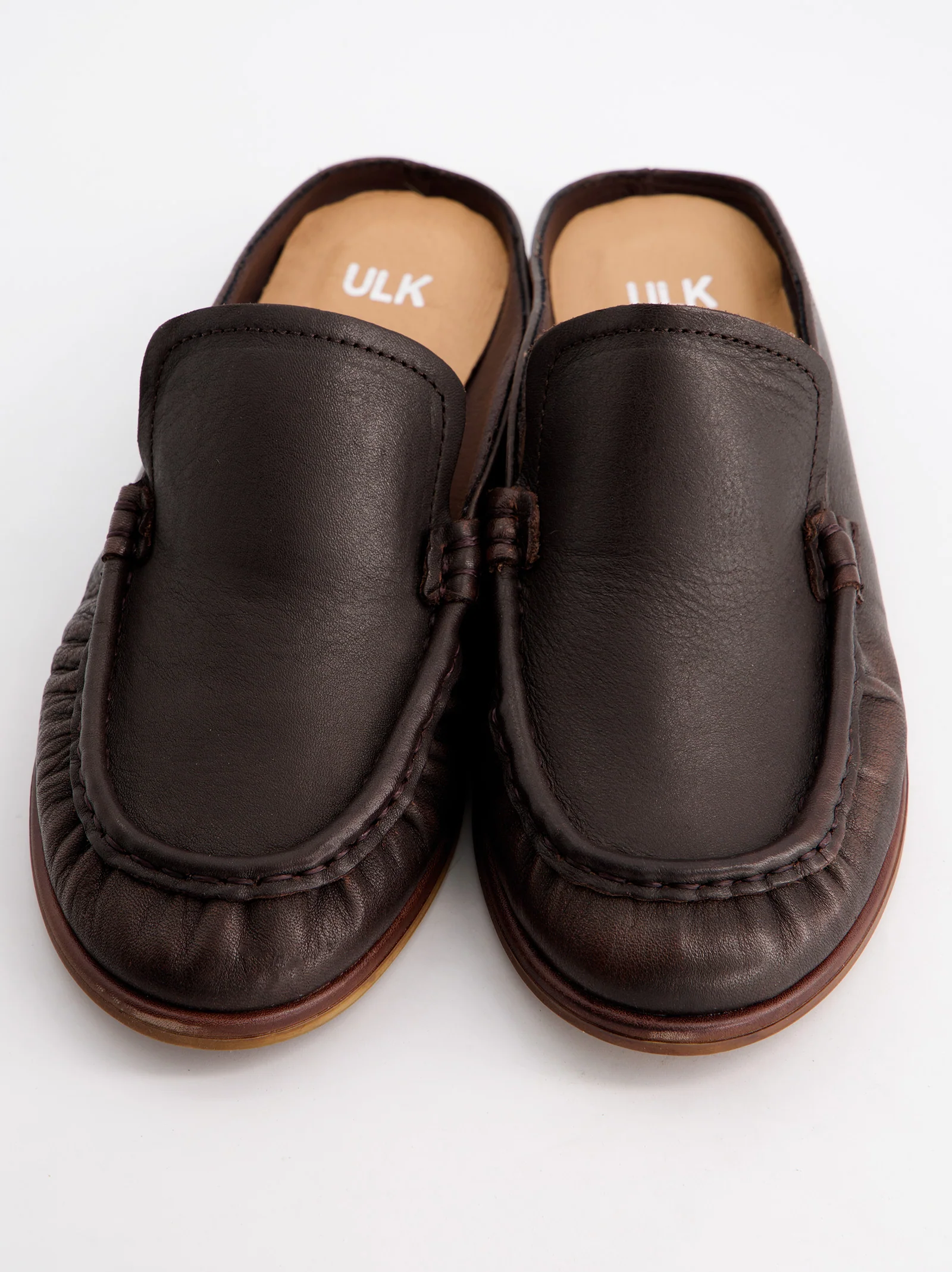 Mules De Piel Marrón - Ramy - Image 3