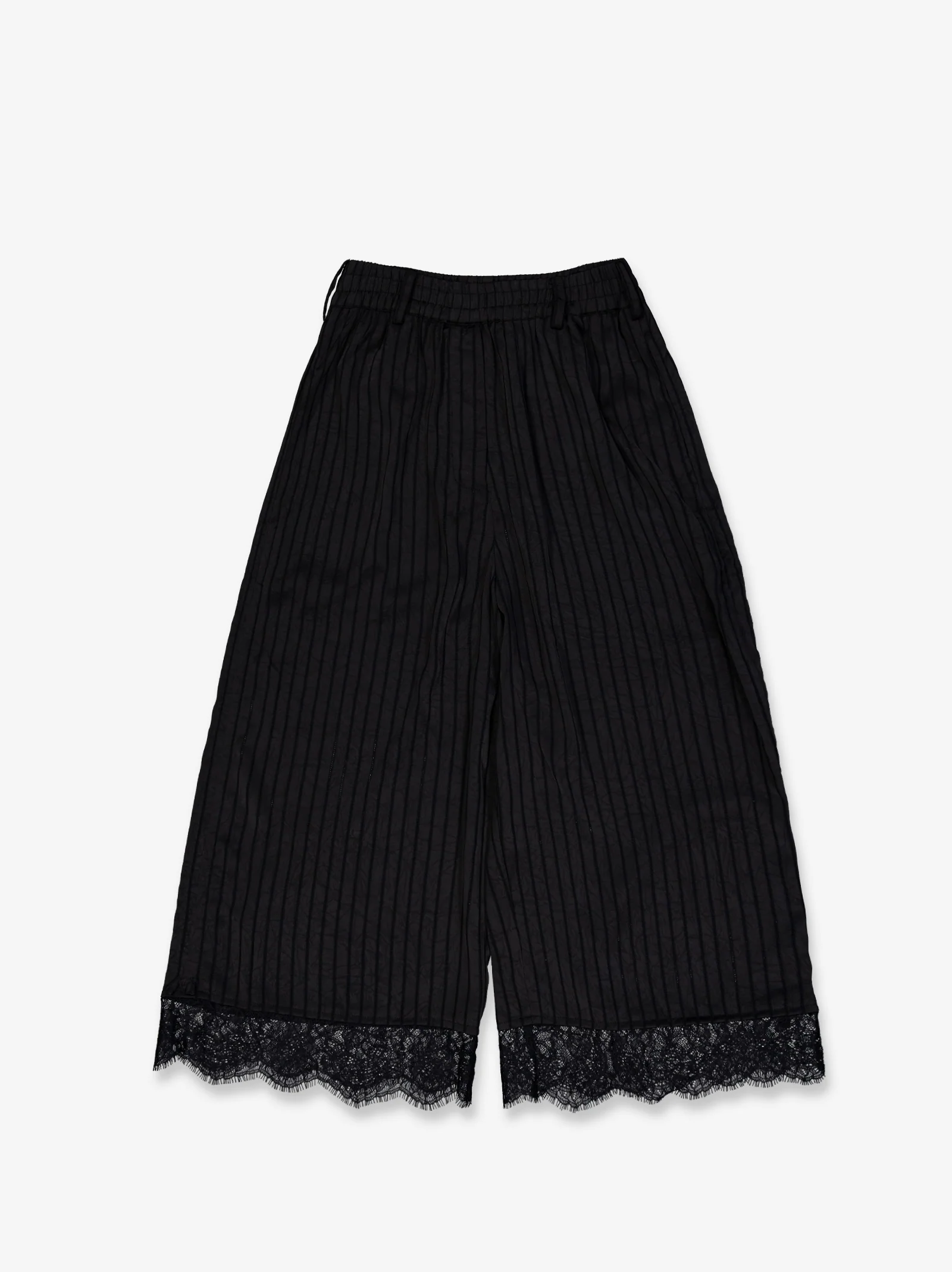 Pantalón cropped negro con encaje - Petti Maxi - Image 4