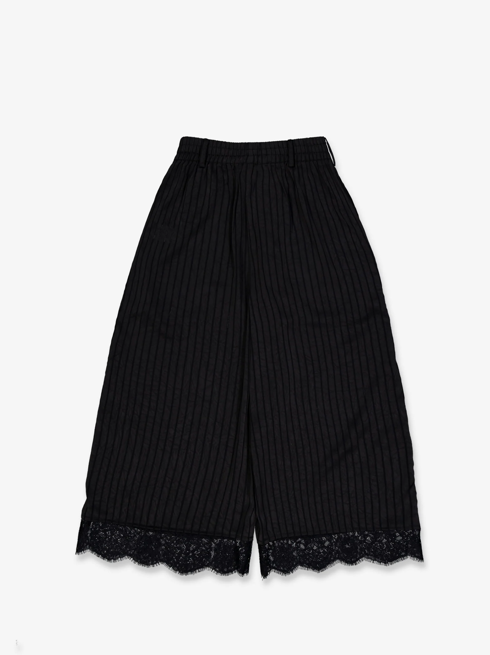 Pantalón cropped negro con encaje - Petti Maxi - Image 6