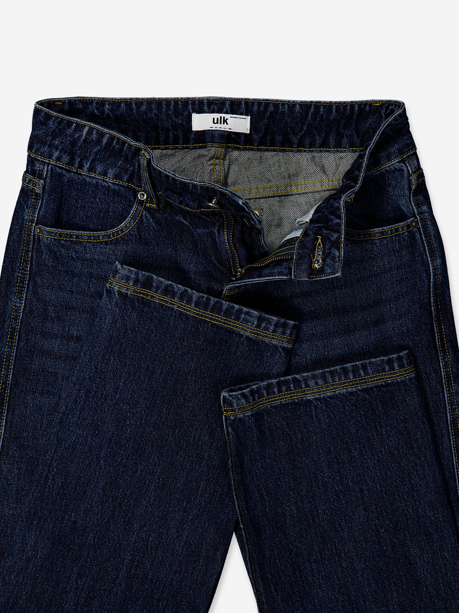 Pantalón Denim oscuro efecto lavado - Aya - Image 5