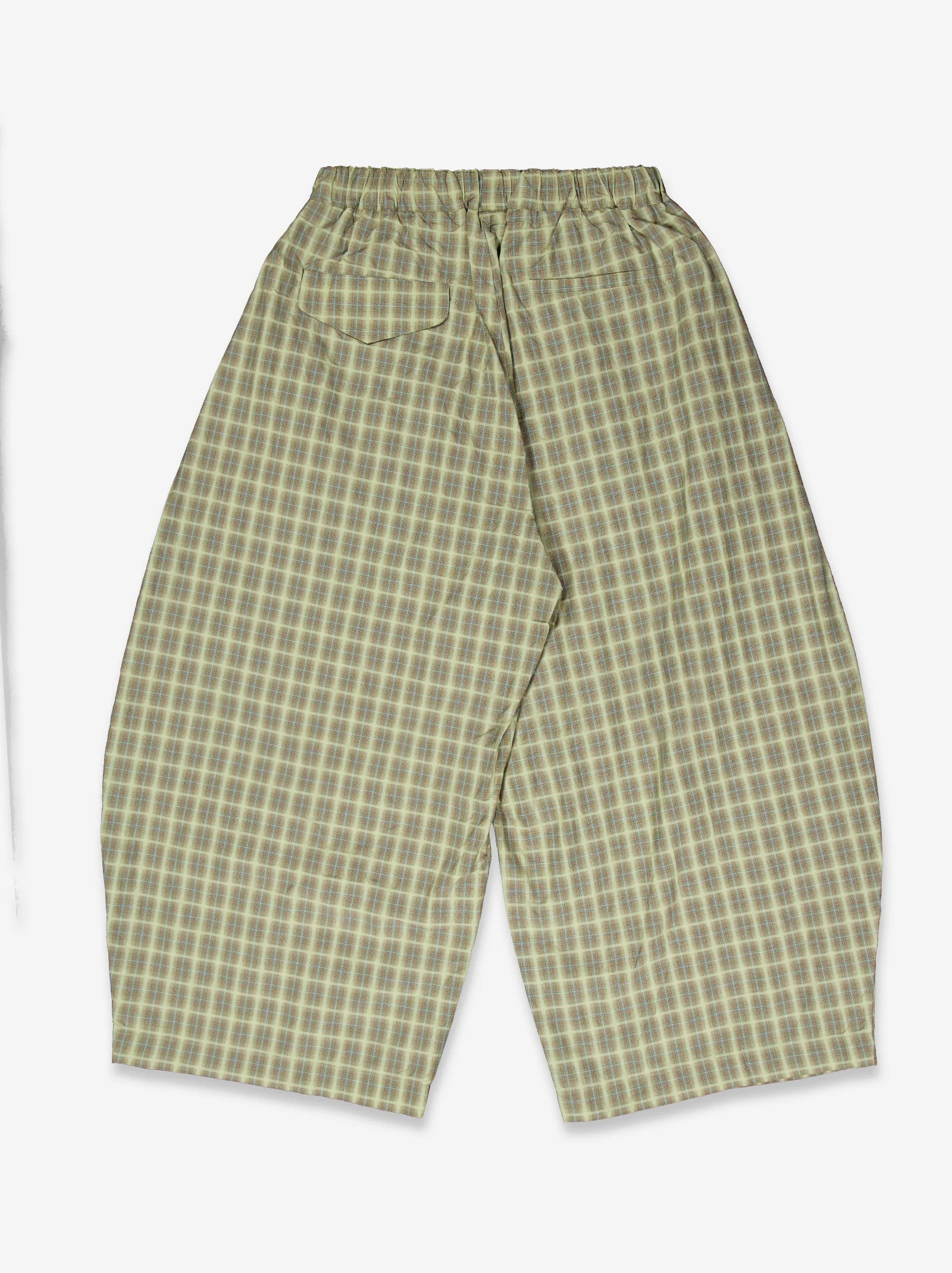 Pantalones barrel tartán con cintura elástica - Picnic - Image 6