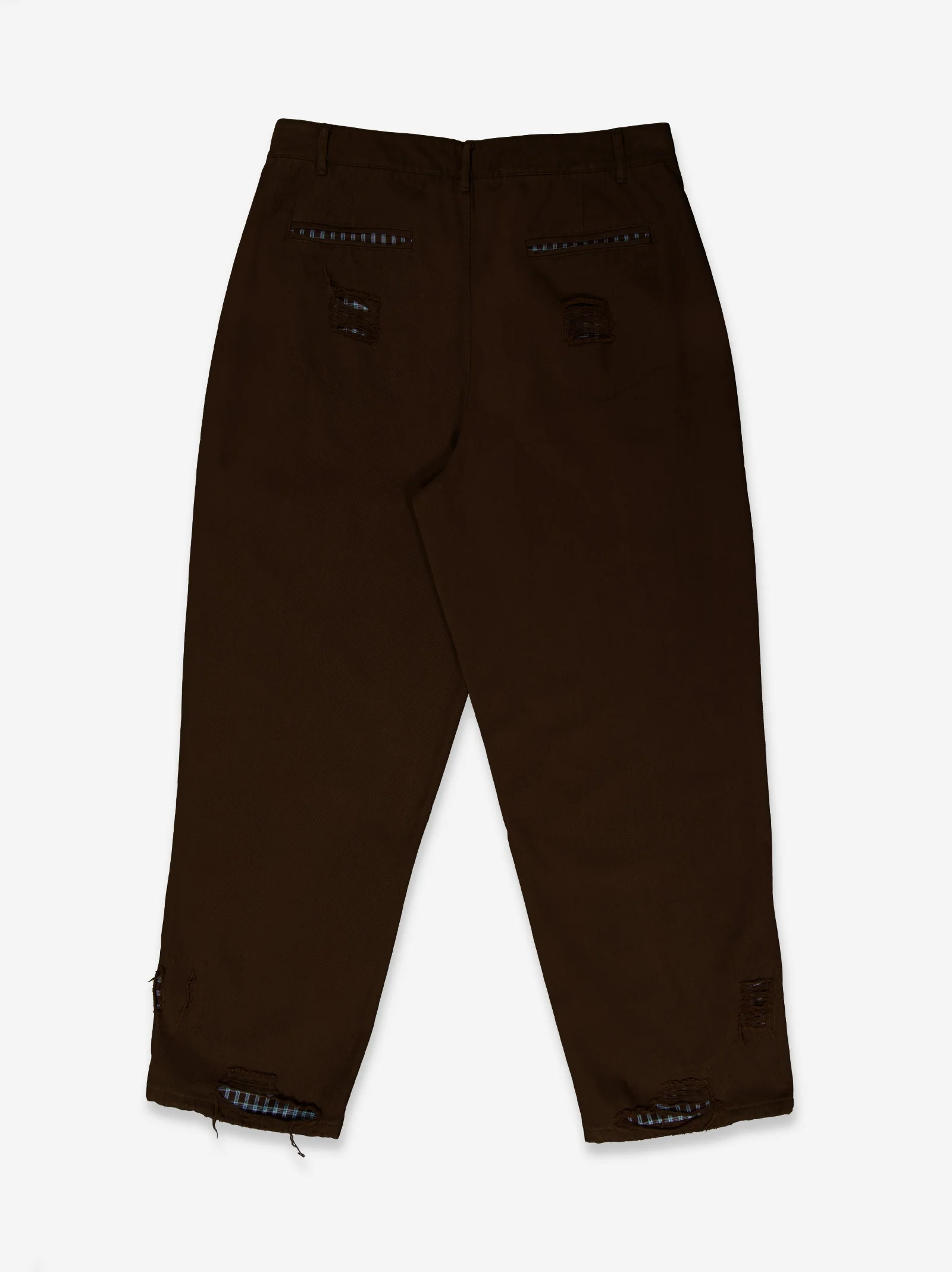 Pantalones relaxed fit con detalles de roturas Rouchy - Image 5