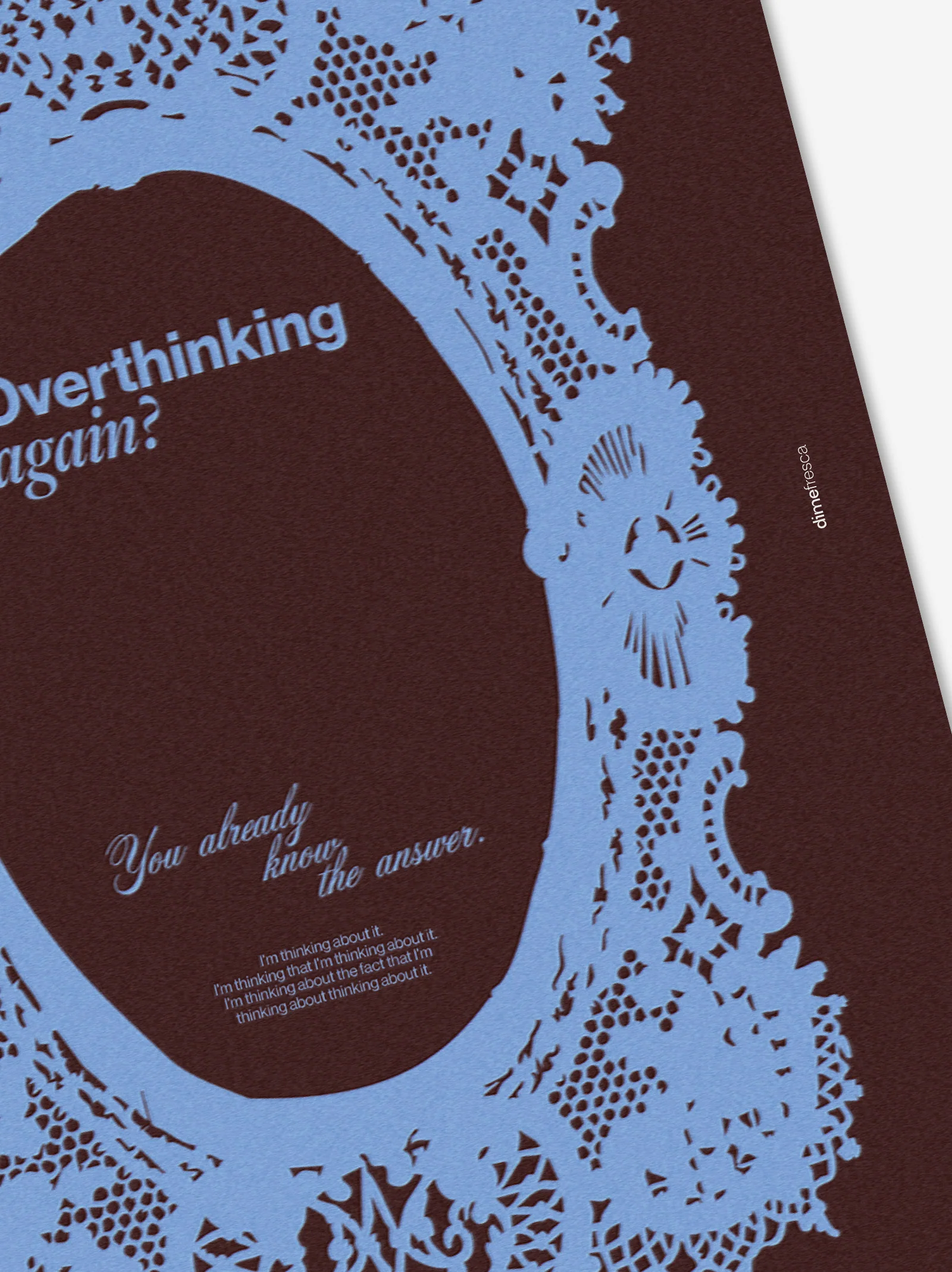 Póster Overthinking - Dime Fresca x ULK Workshop - Image 2