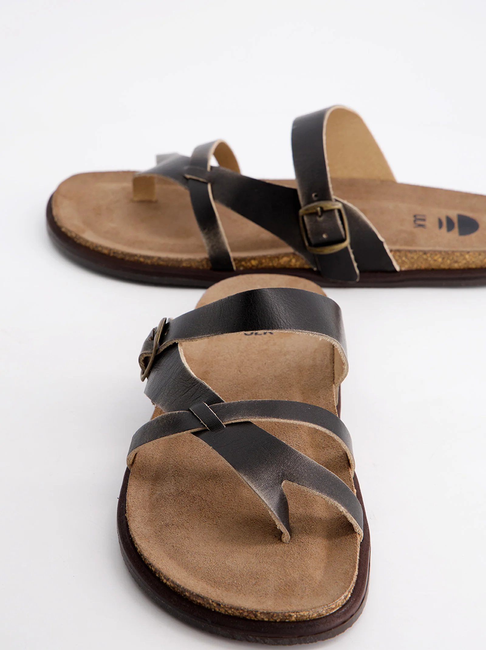 Sandalias De Piel Color Marrón De Tiras Cruzadas - Krabi - Image 4