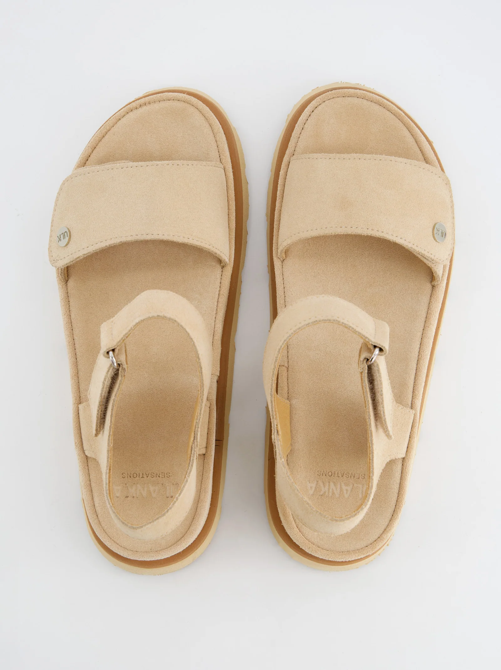 Sandalias de Serraje Beige - Carlota - Image 5