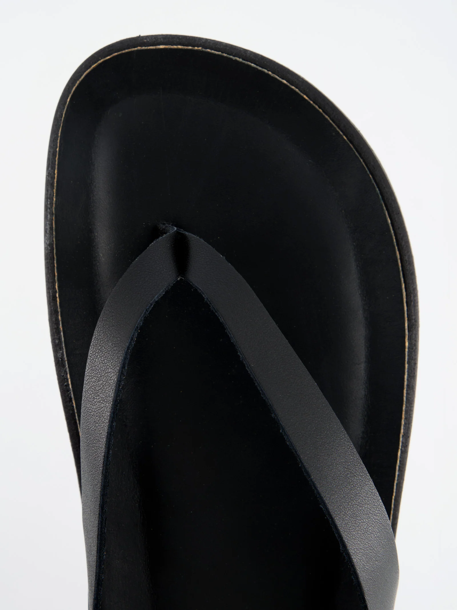 Sandalias Negras De Piel - Saim - Image 3