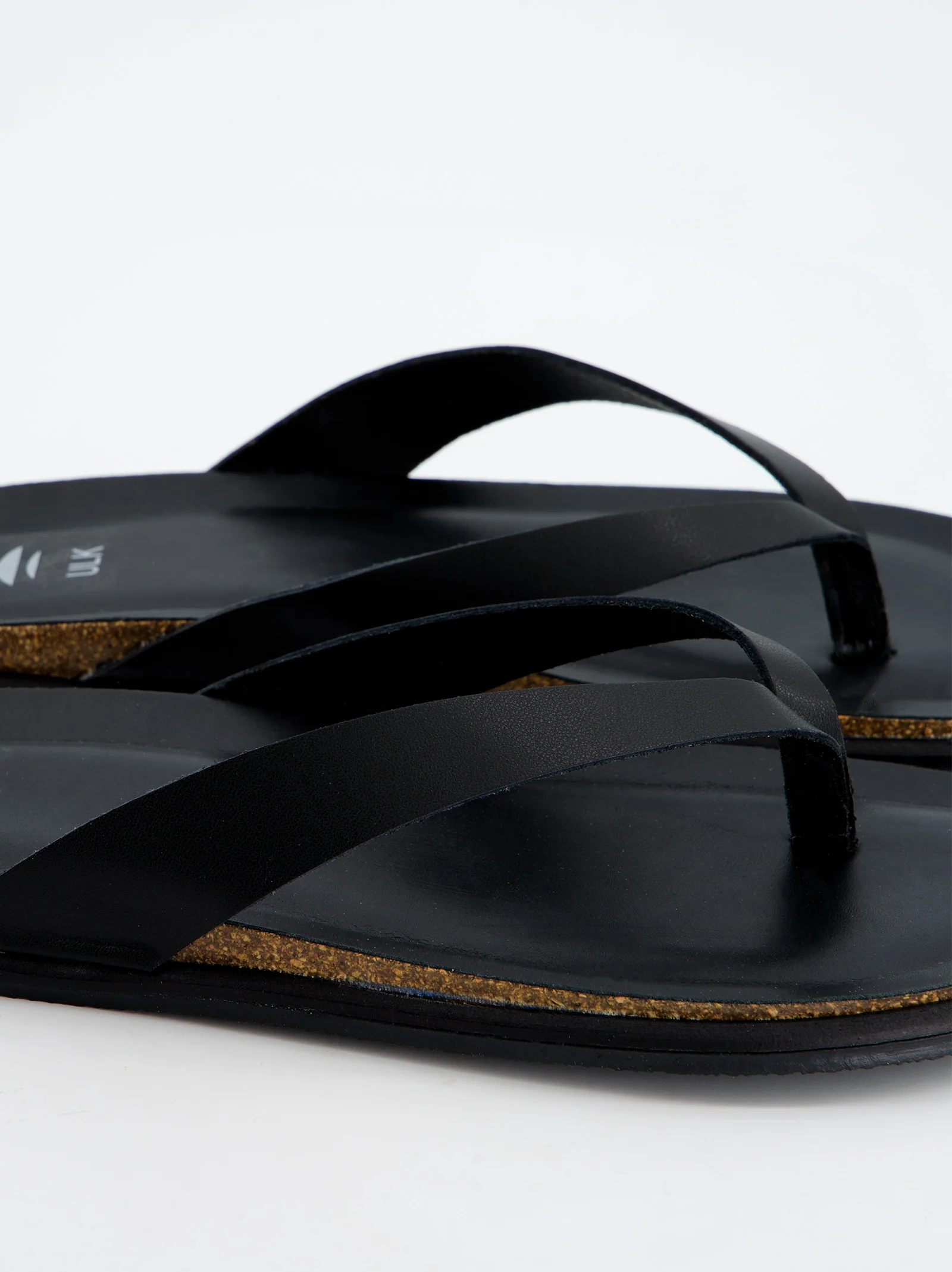 Sandalias Negras De Piel - Saim - Image 4