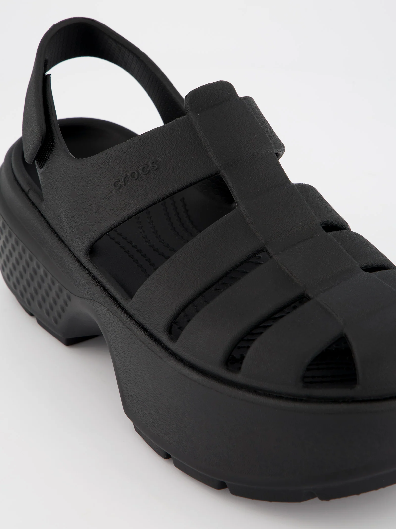 Sandalias cangrejeras de goma con plataforma Crocs - Image 4