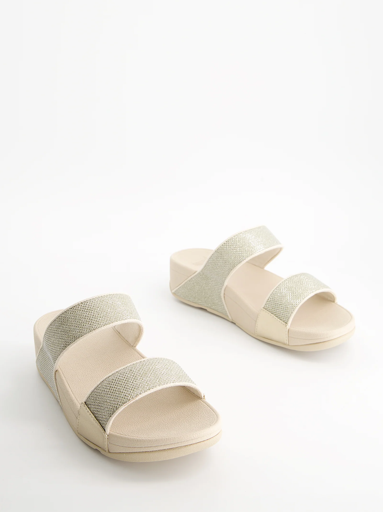 Sandalias de doble tira acabado glitter - Fitflop Lulu Shimmerglitz - Image 5