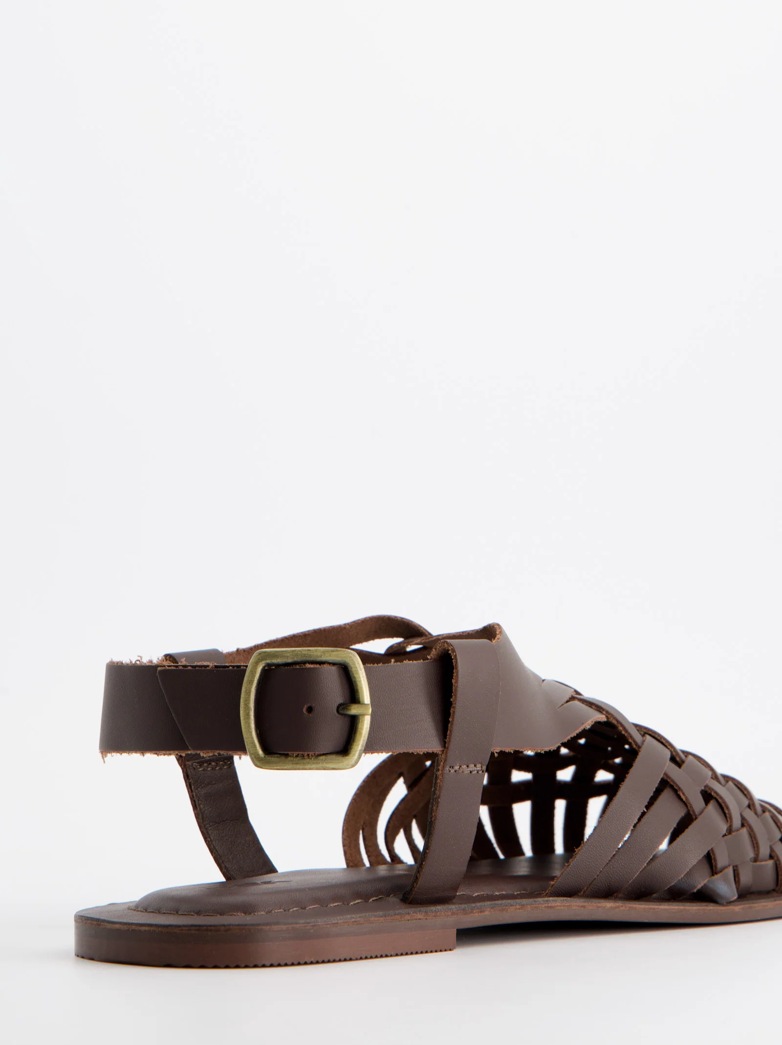 Sandalias de piel trenzadas - Volcano - Image 5