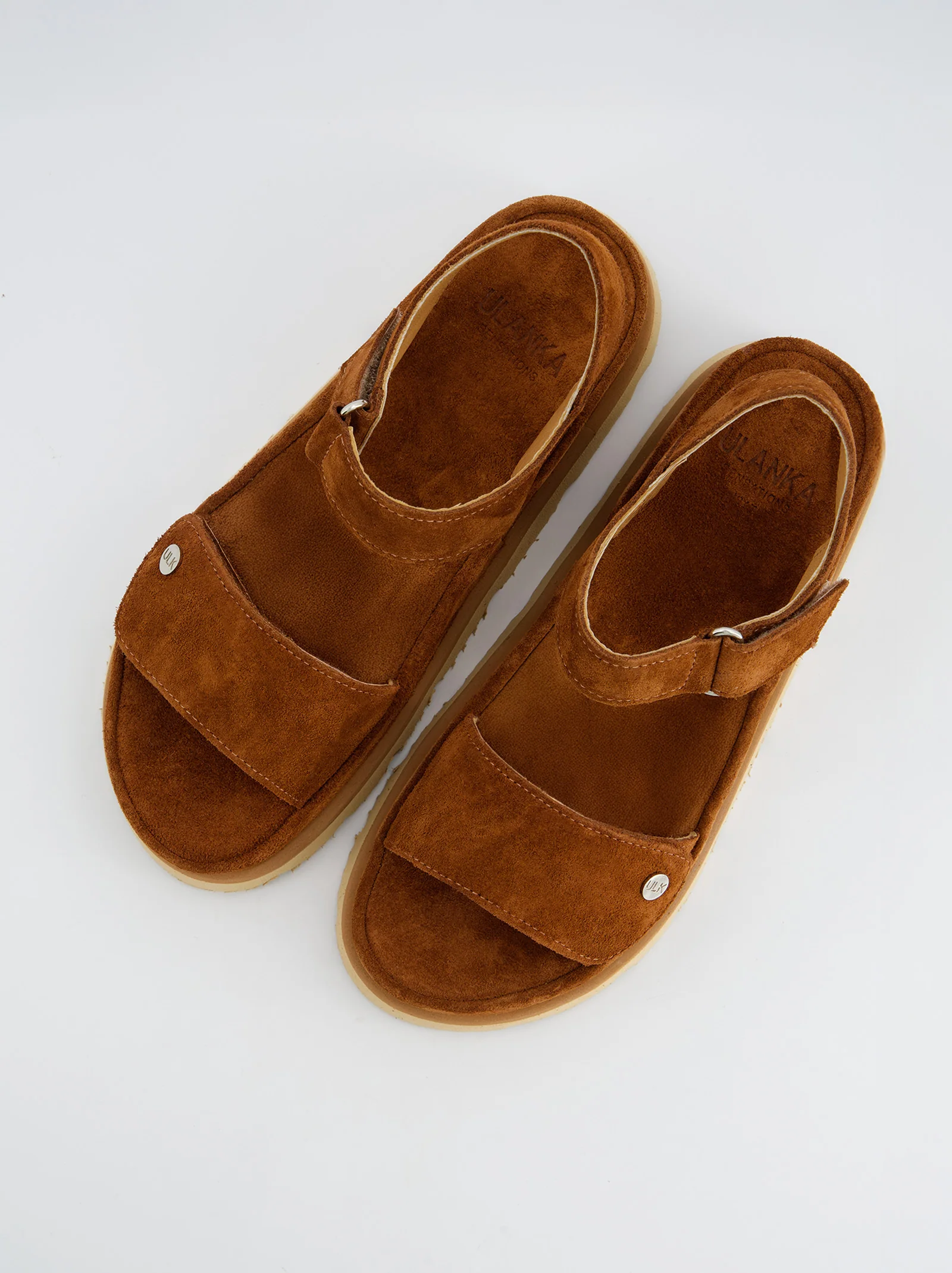 Sandalias De Serraje Marrón - Carlota - Image 2