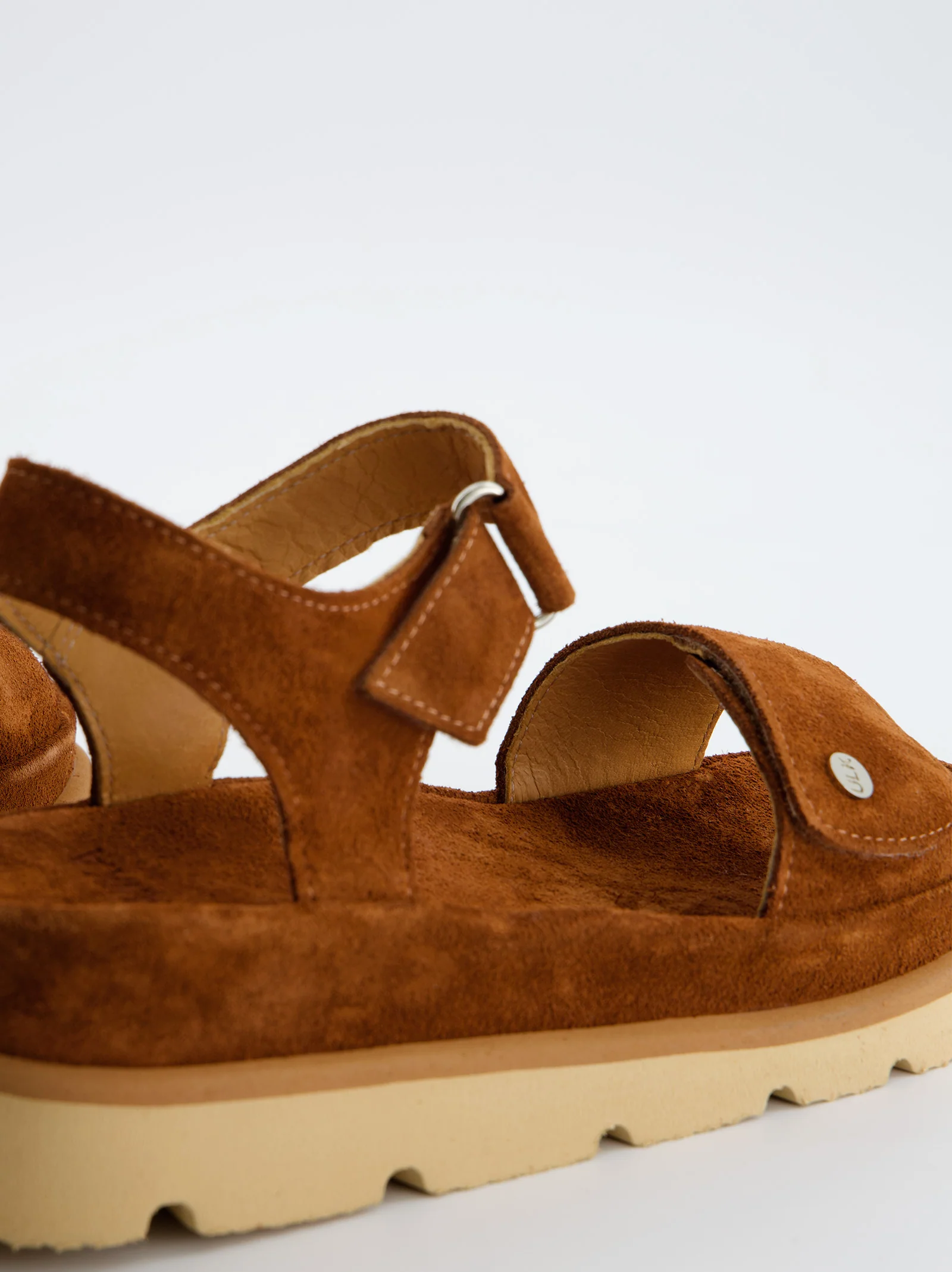 Sandalias De Serraje Marrón - Carlota - Image 4
