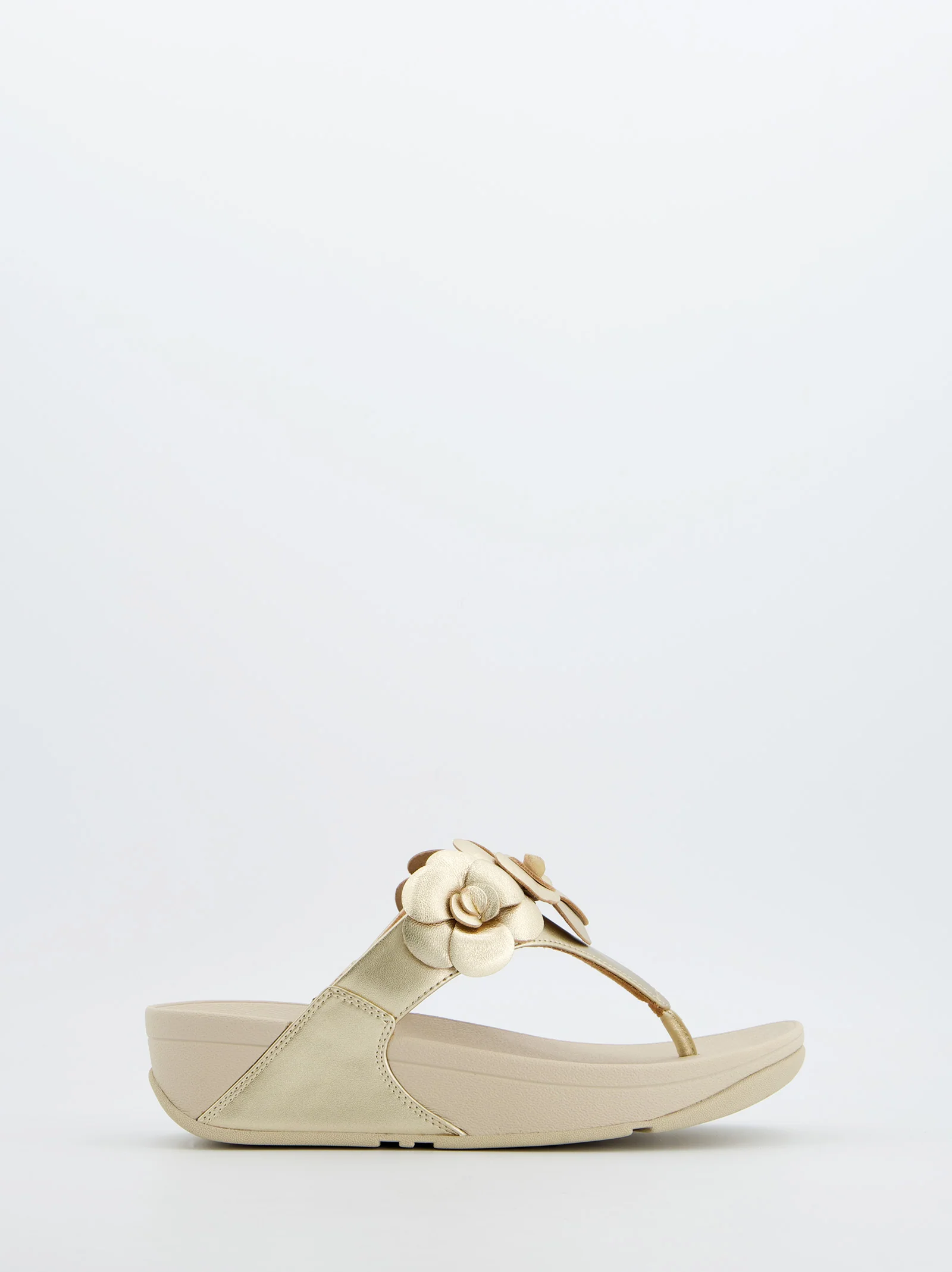 Sandalias Fitflop Lulu De Plataforma Beige