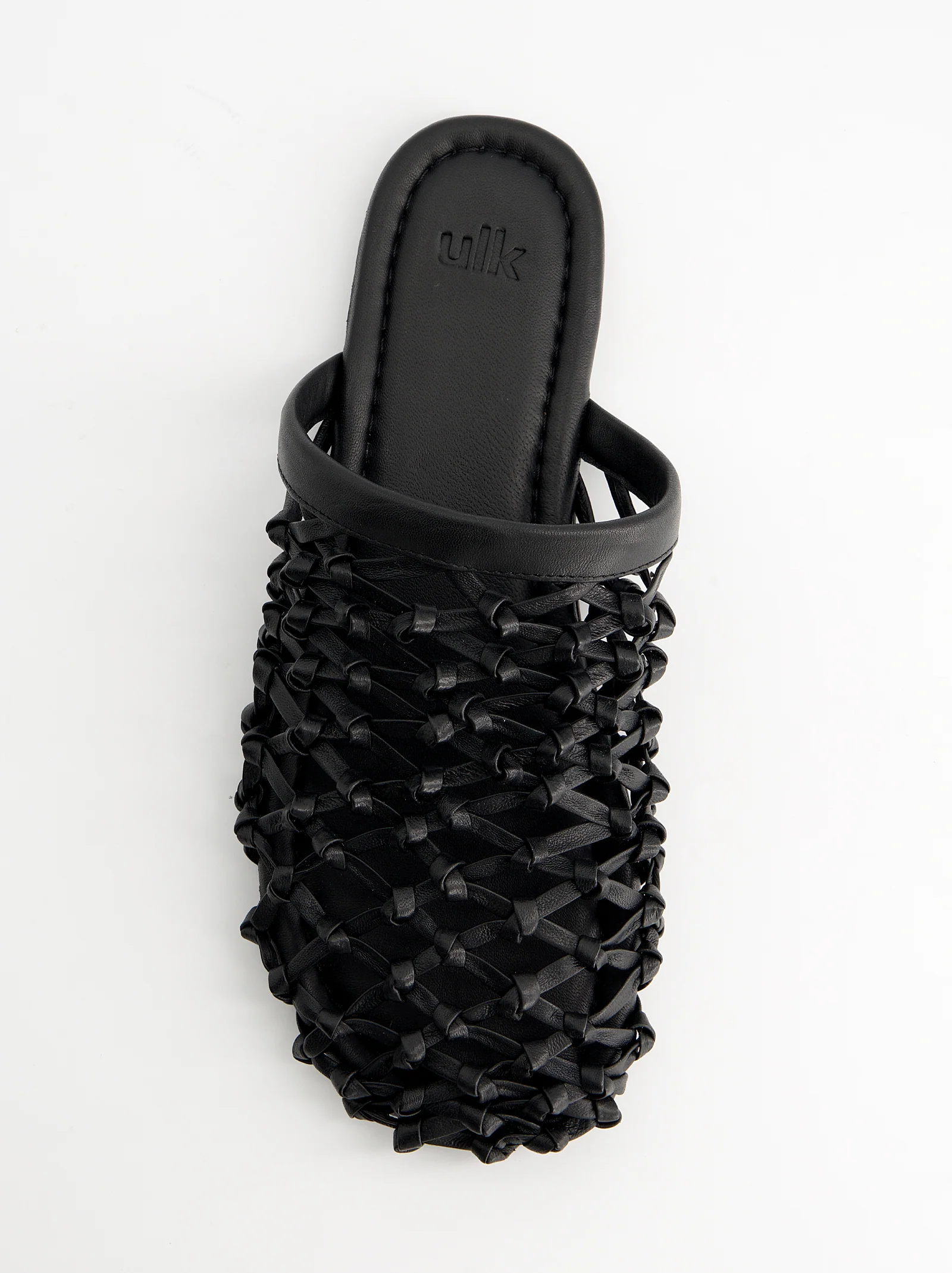 Sandalias mule piel trenzada - Siena