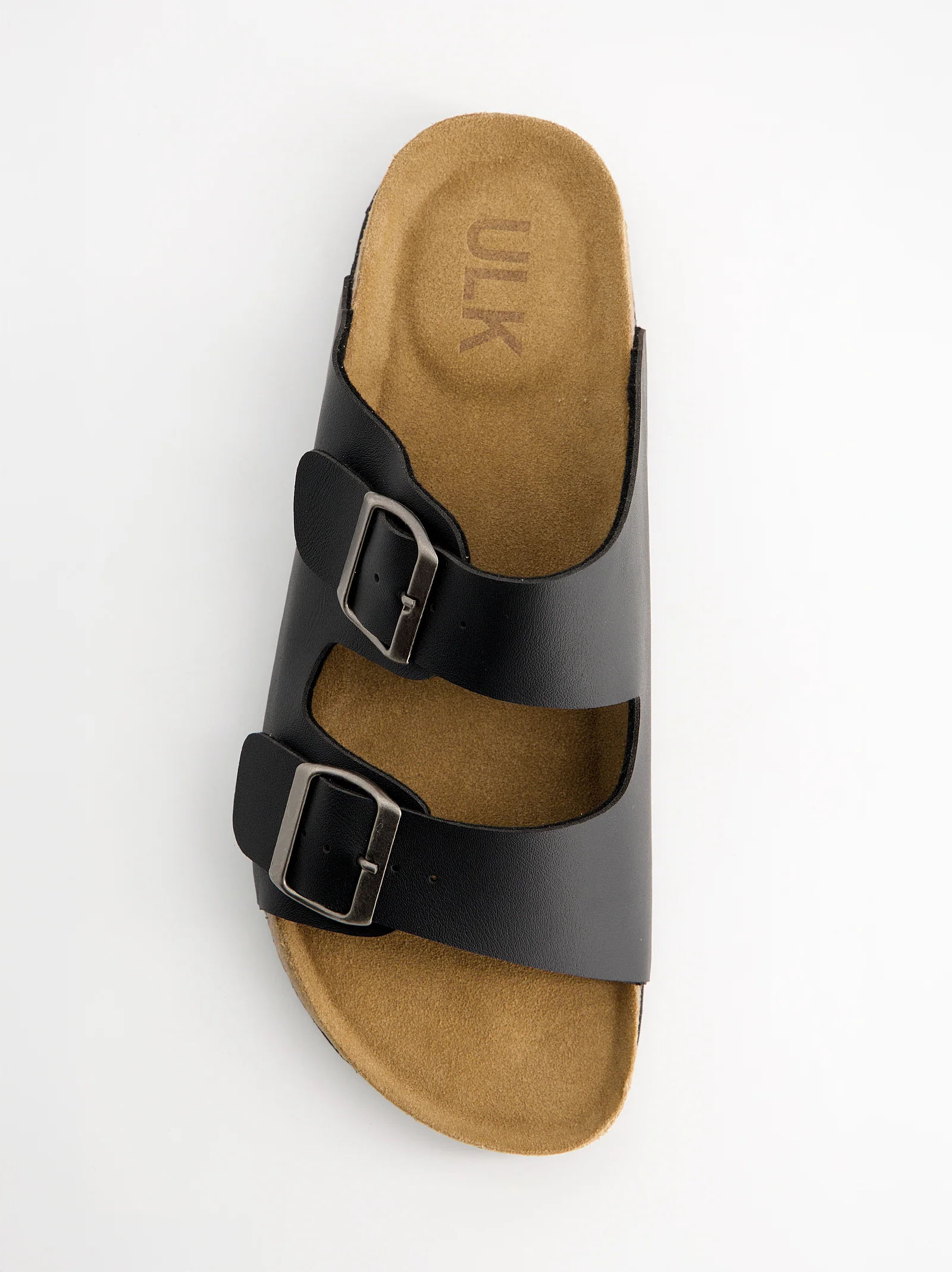 Sandalias negras de piel con hebillas - Missouri - Image 2