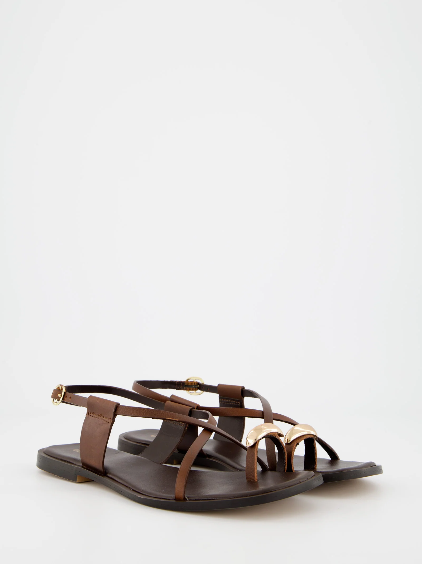 Sandalias planas de piel - Ossy - Image 3