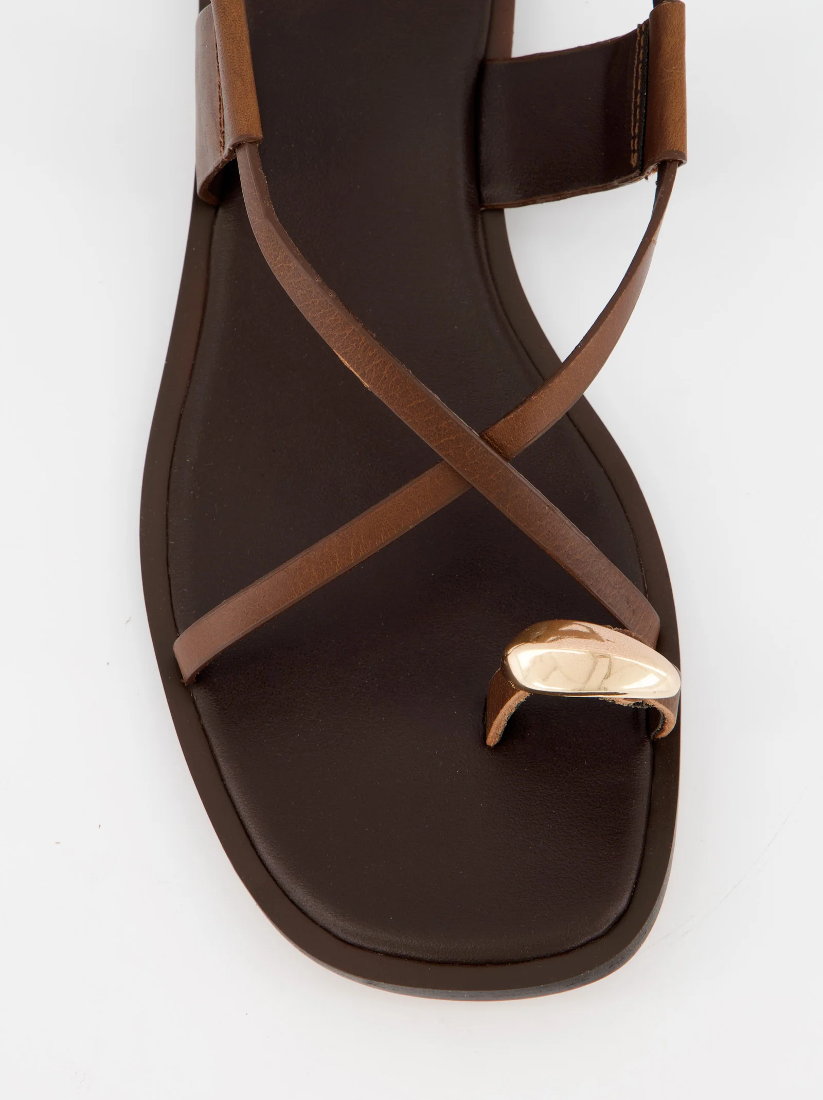 Sandalias planas de piel - Ossy - Image 4