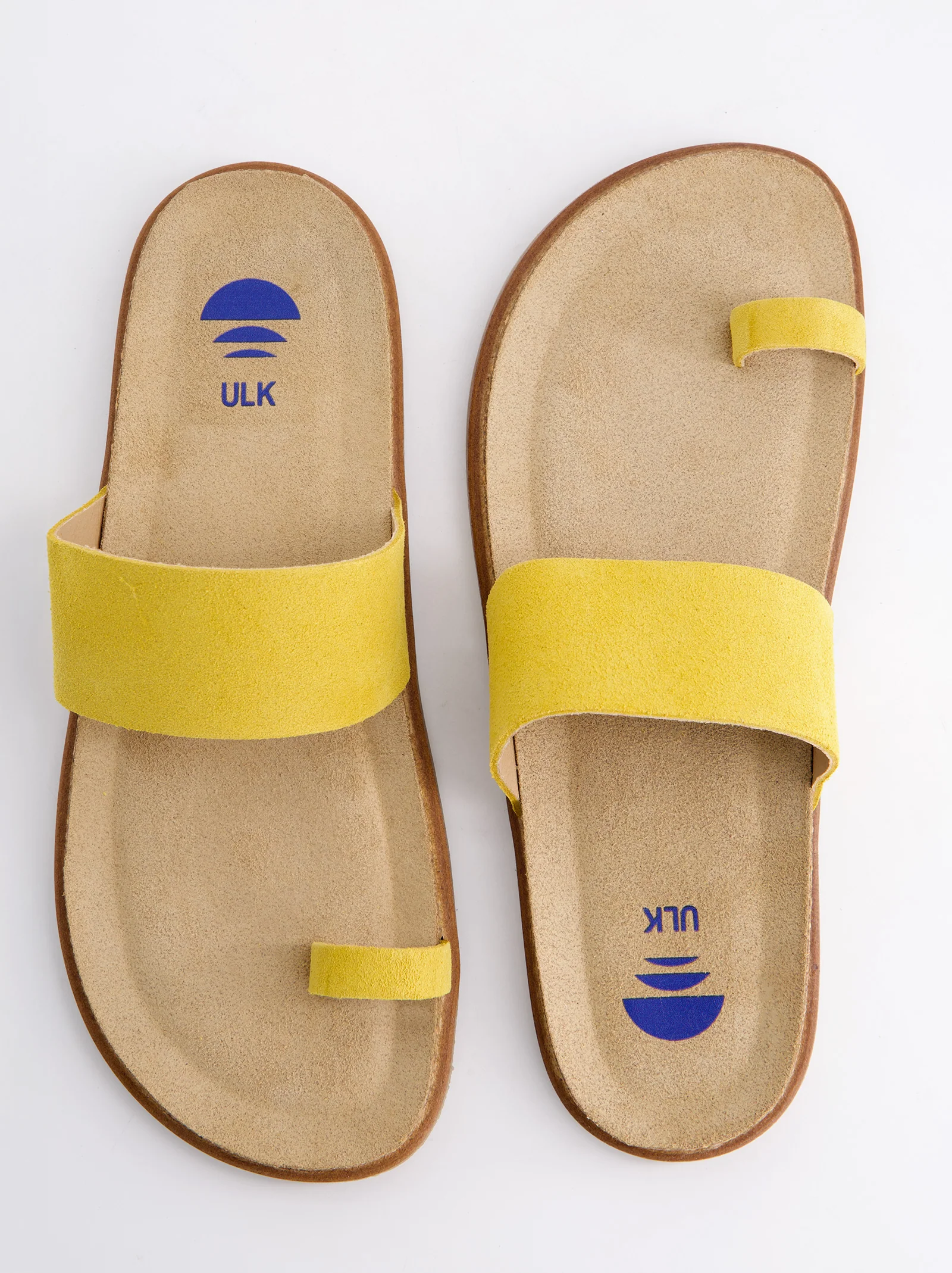 Sandalias Planas De Serraje Amarillo - Katao - Image 2