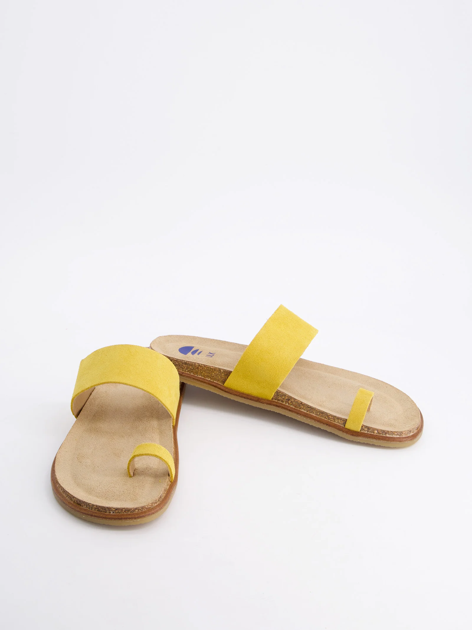 Sandalias Planas De Serraje Amarillo - Katao - Image 5