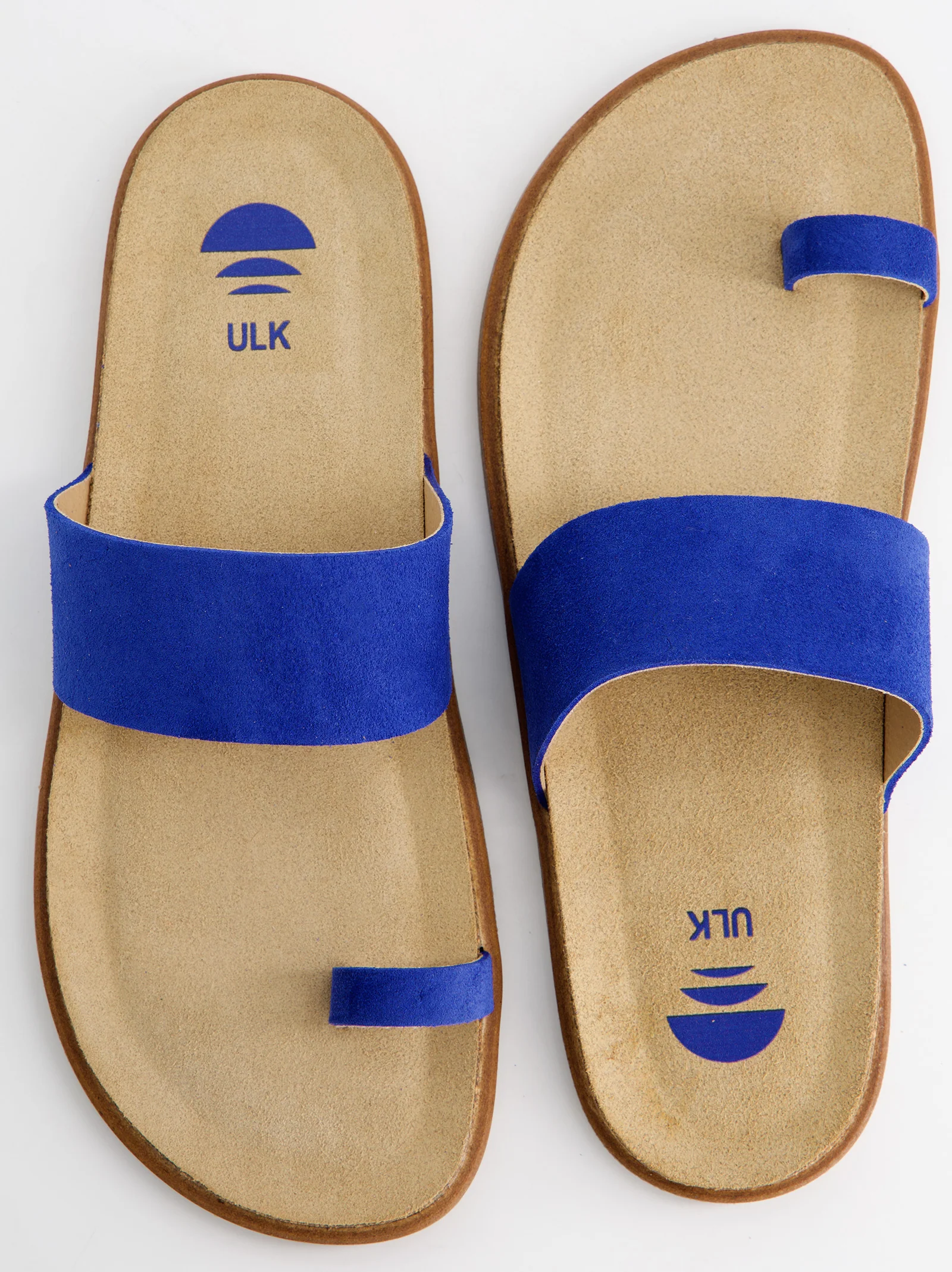 Sandalias Planas De Serraje Azul - Katao - Image 3