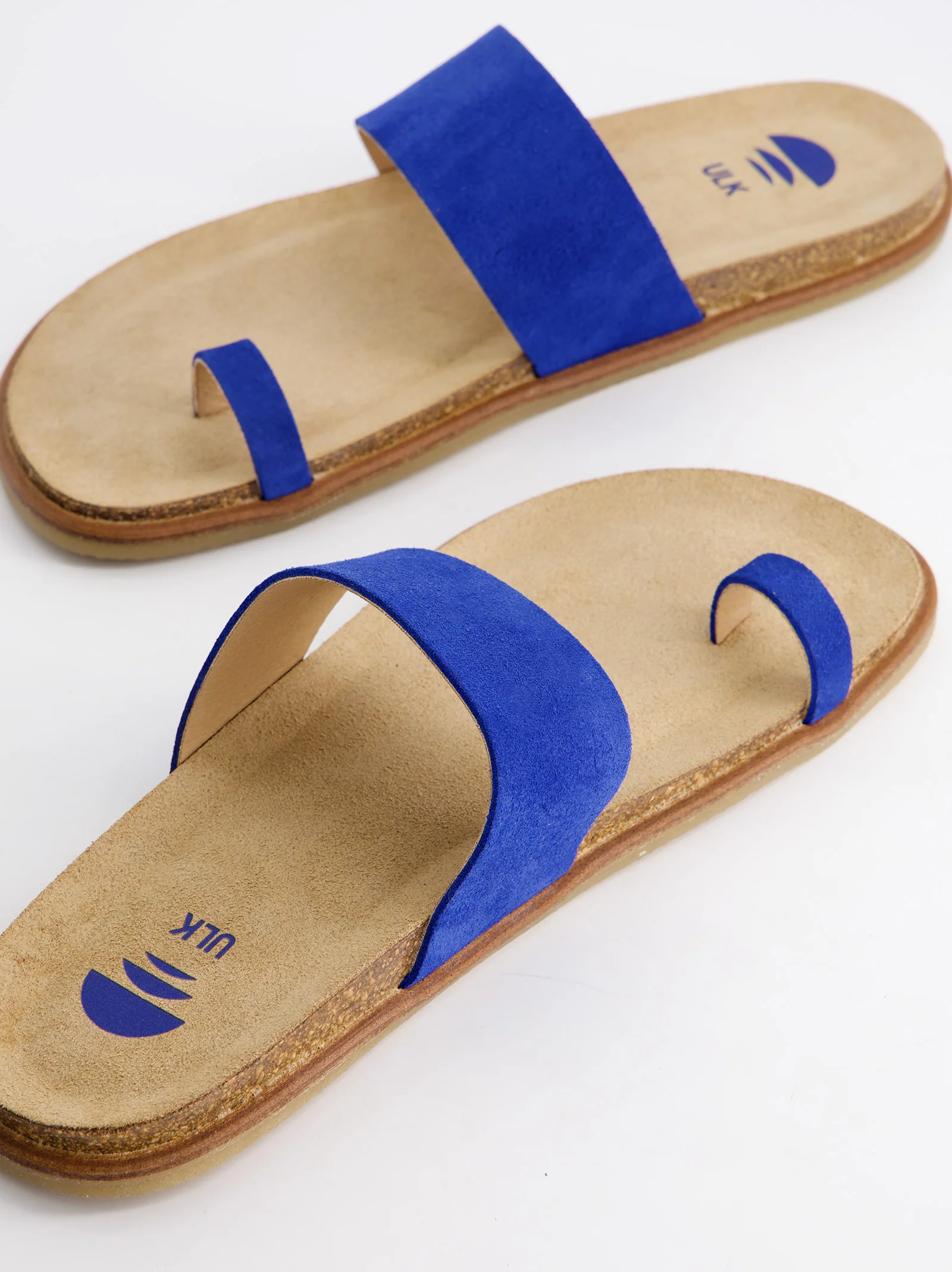 Sandalias Planas De Serraje Azul - Katao - Image 4