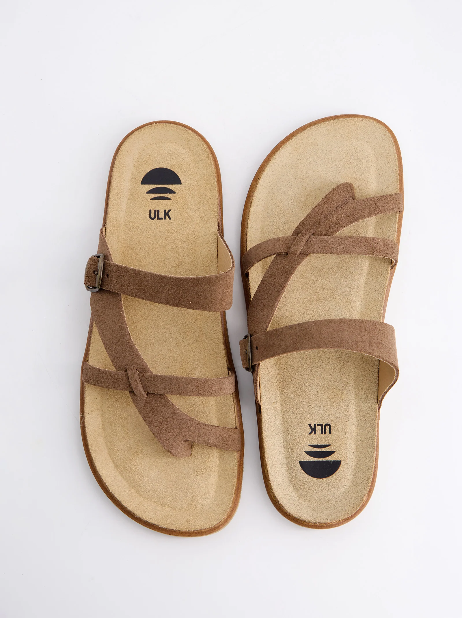 Sandalias Planas De Serraje Taupe - Krabi - Image 3