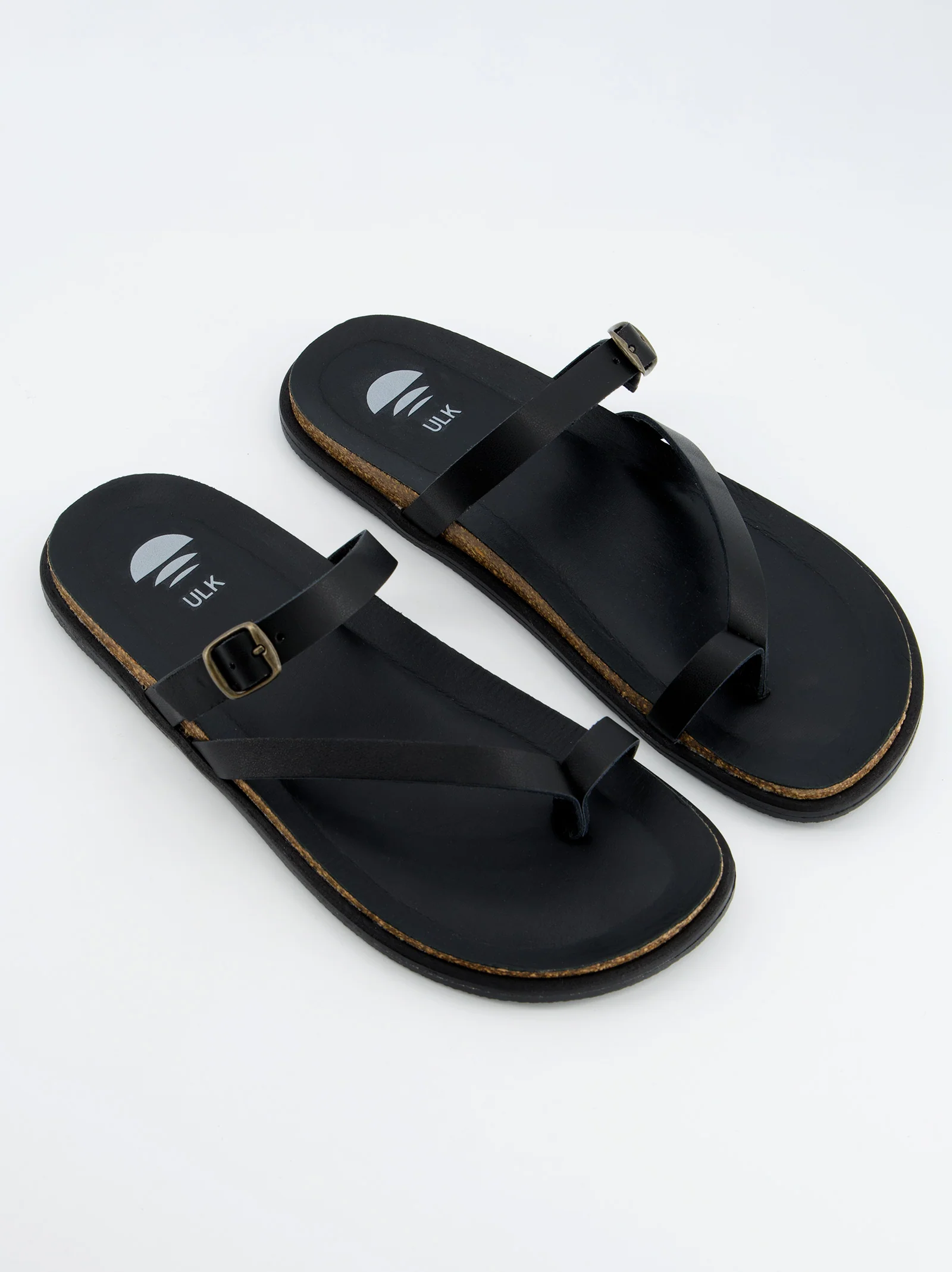 Sandalias Planas De Tiras Negras -Karem - Image 5
