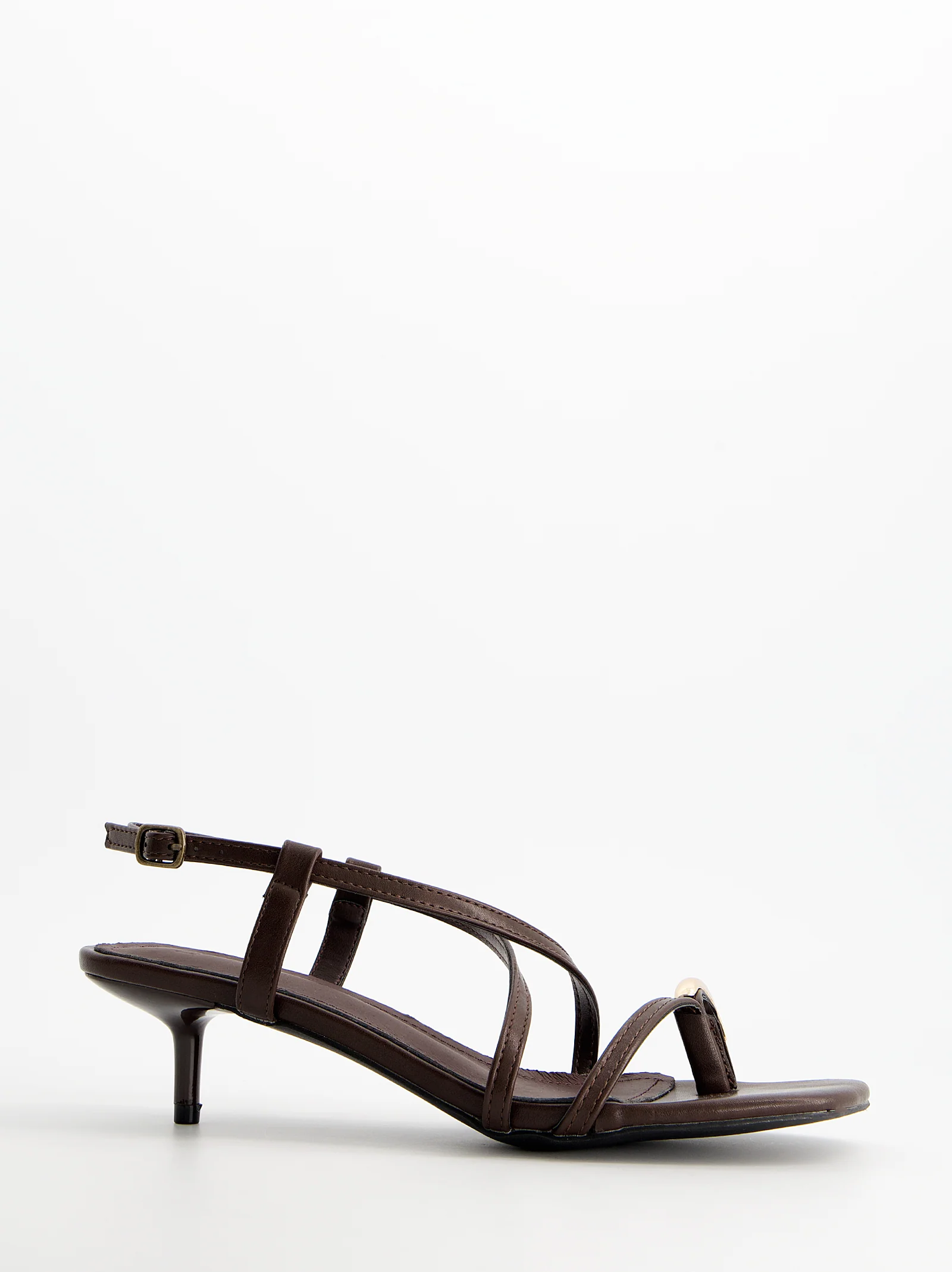 Sandalias tiras finas tacón bajo - Regee