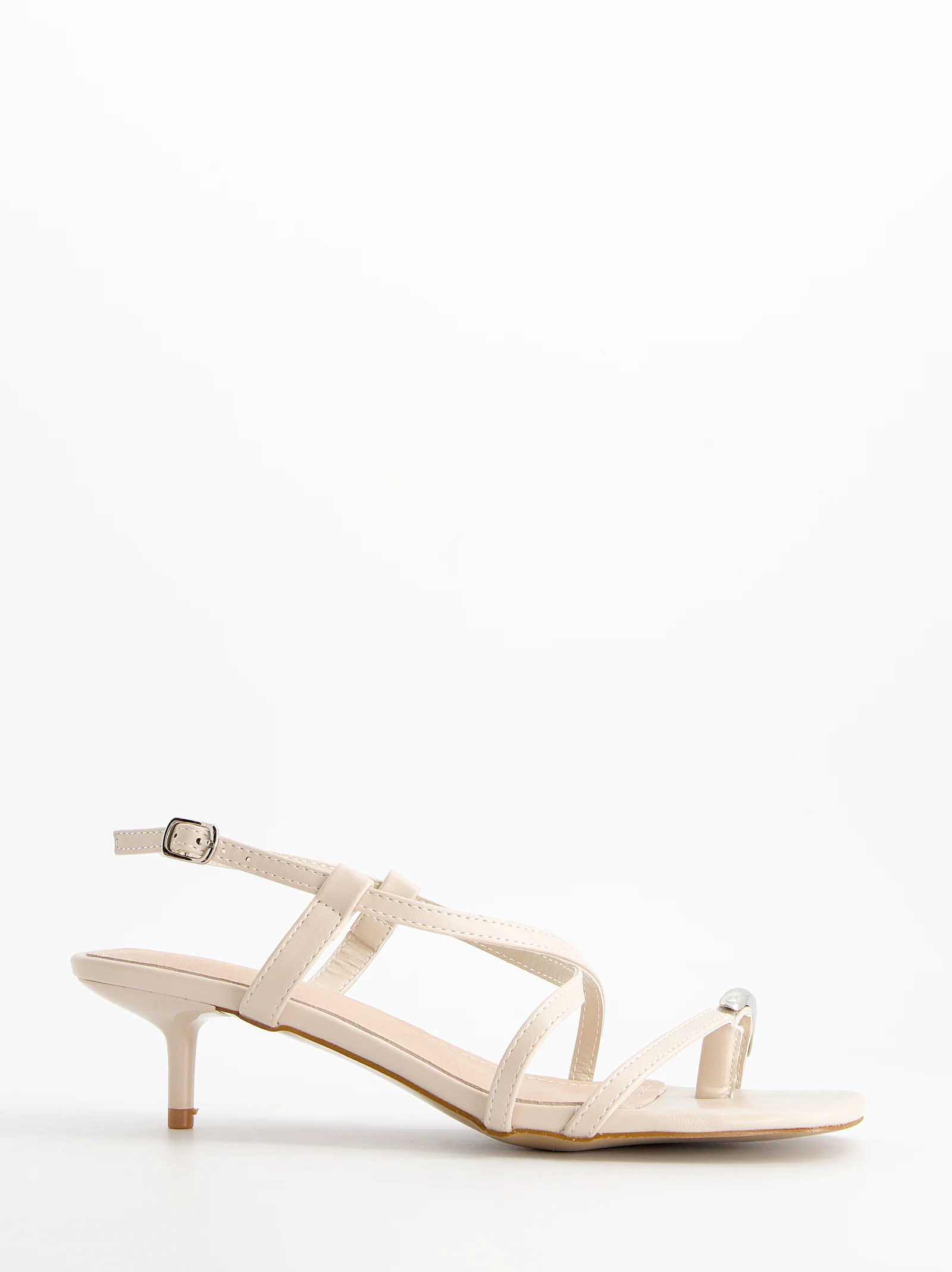 Sandalias tiras finas tacón bajo - Regee