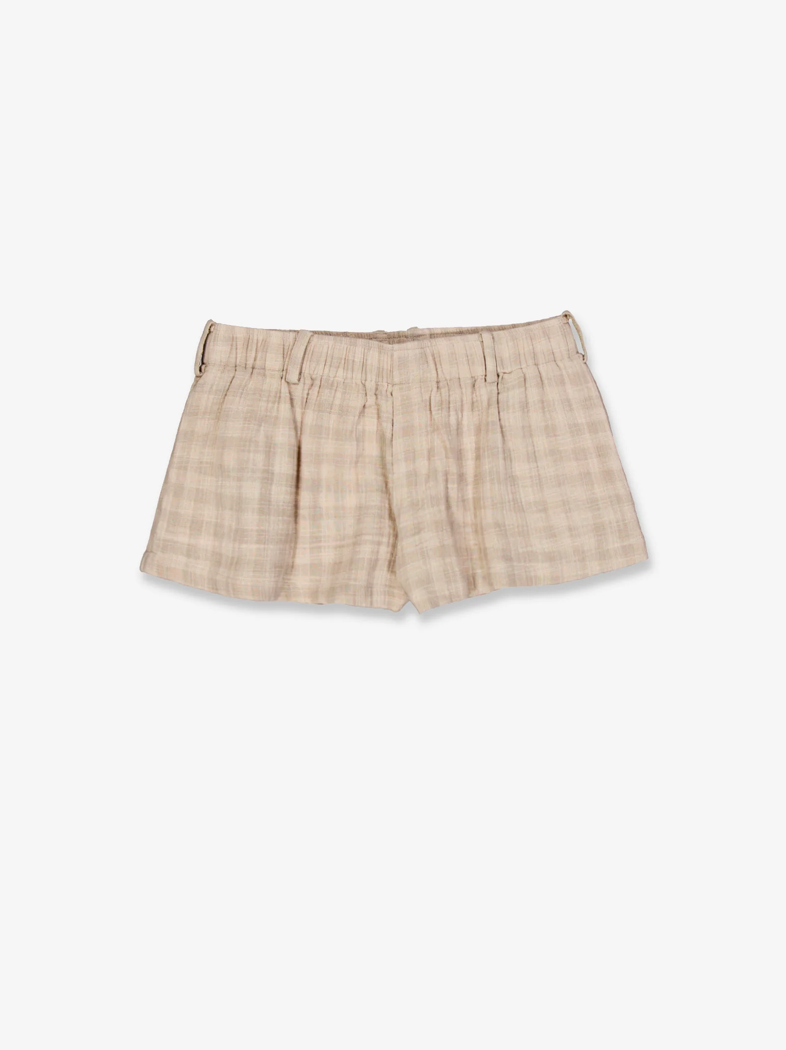 Short beige fluido con cintura elástica - Koa - Image 2