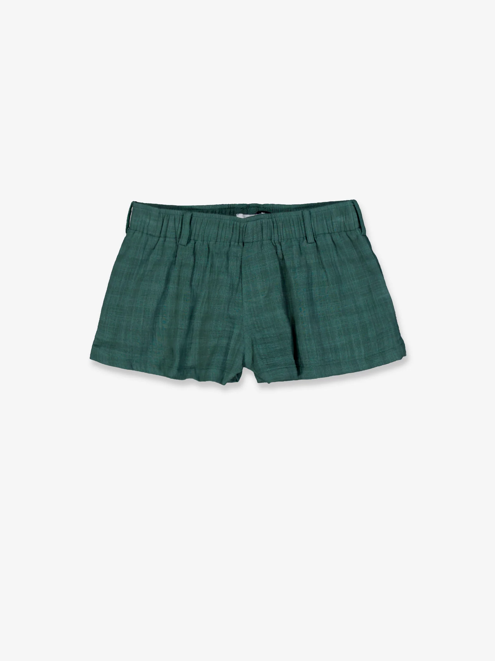 Short verde fluido con cintura elástica - Koa - Image 2