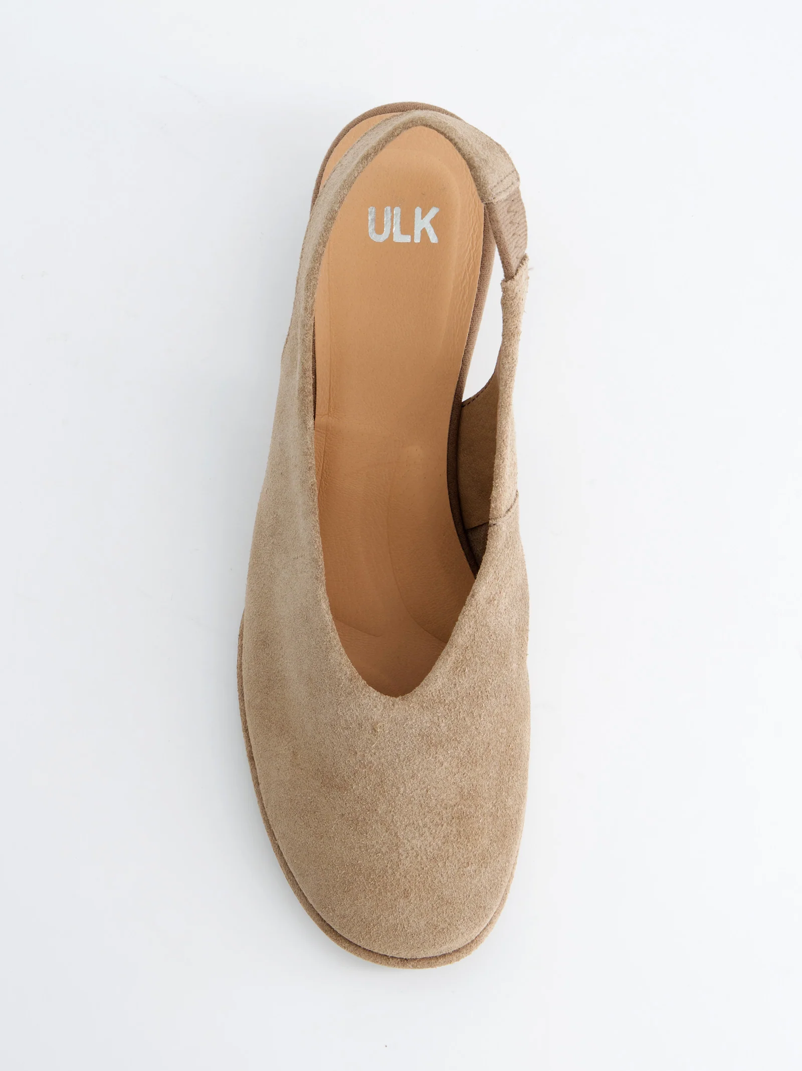 Zapato De Cuña De Ante Beige -Selein - Image 2