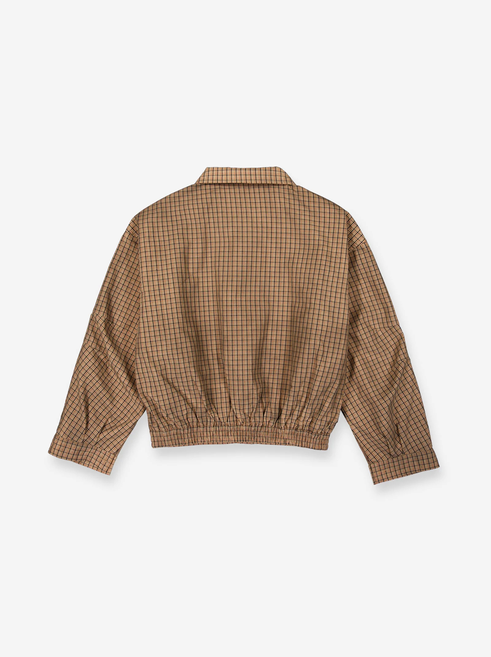 Sobrecamisa bomber a cuadros - Tea - Image 4
