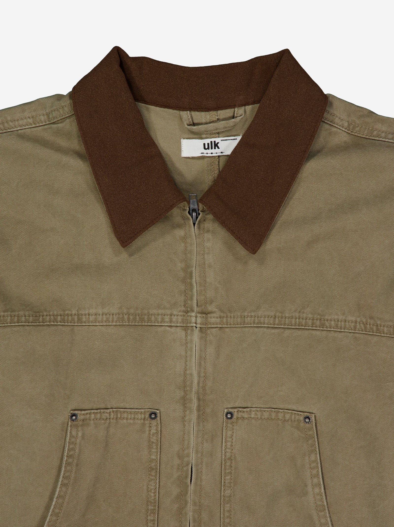 Sobrecamisa utilitaria corte boxy Camel - Image 3