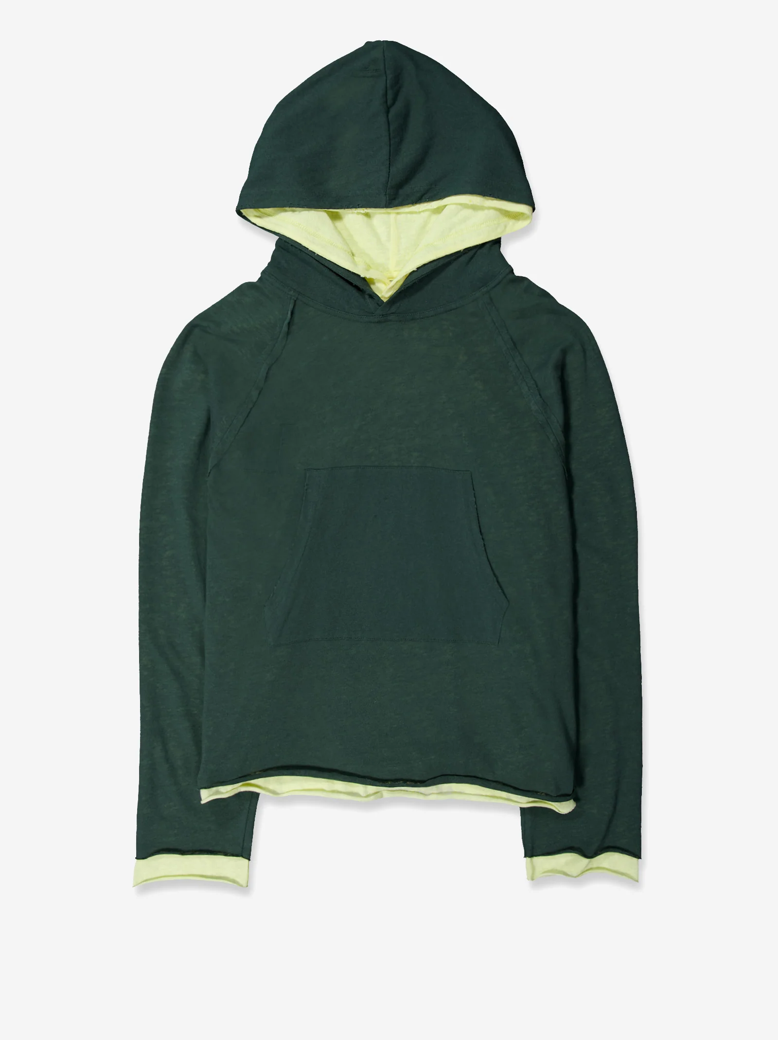 Sudadera doble con capucha contraste - Twotwo - Image 3