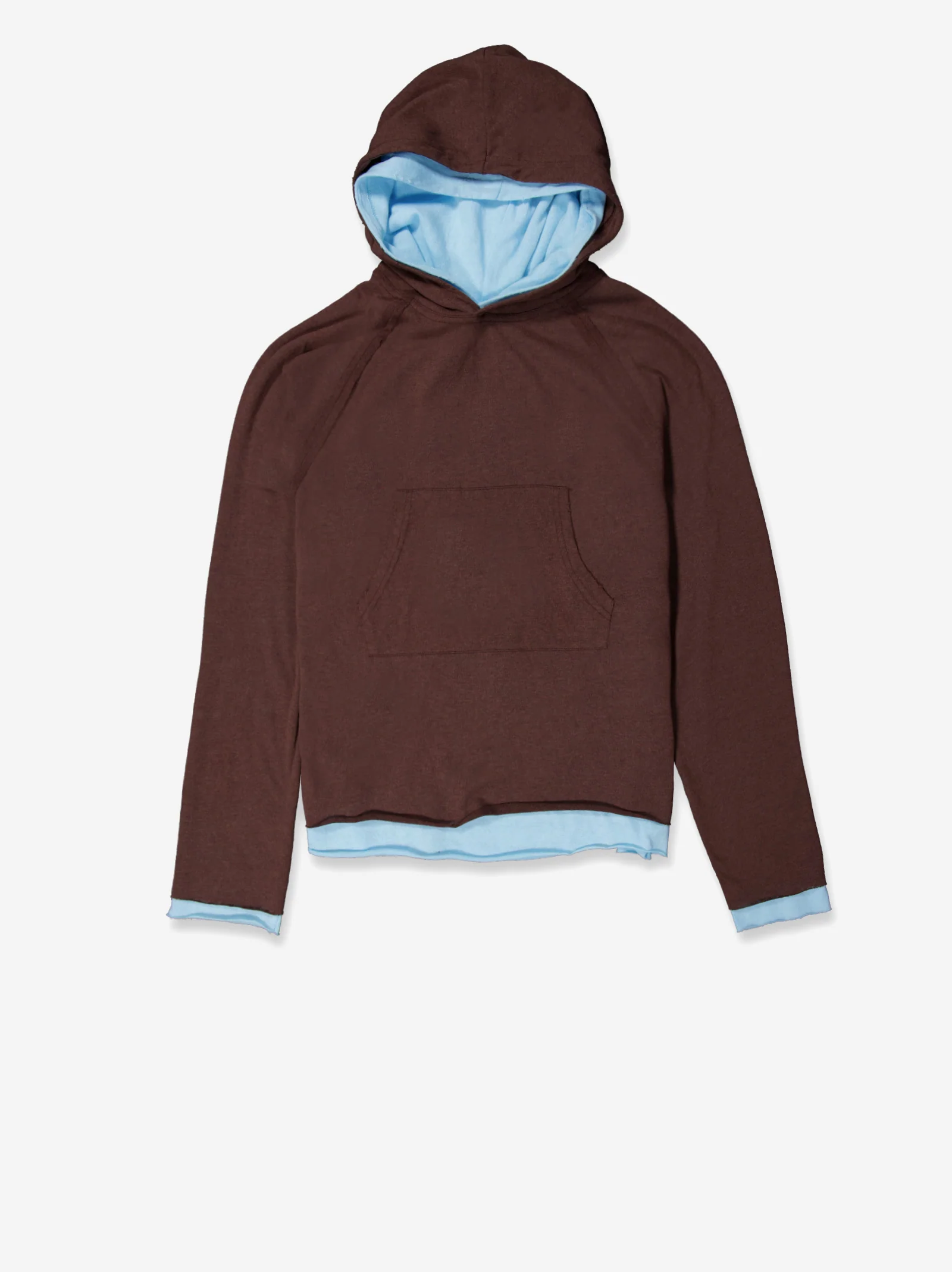 Sudadera doble marrón con capucha - Twotwo - Image 3