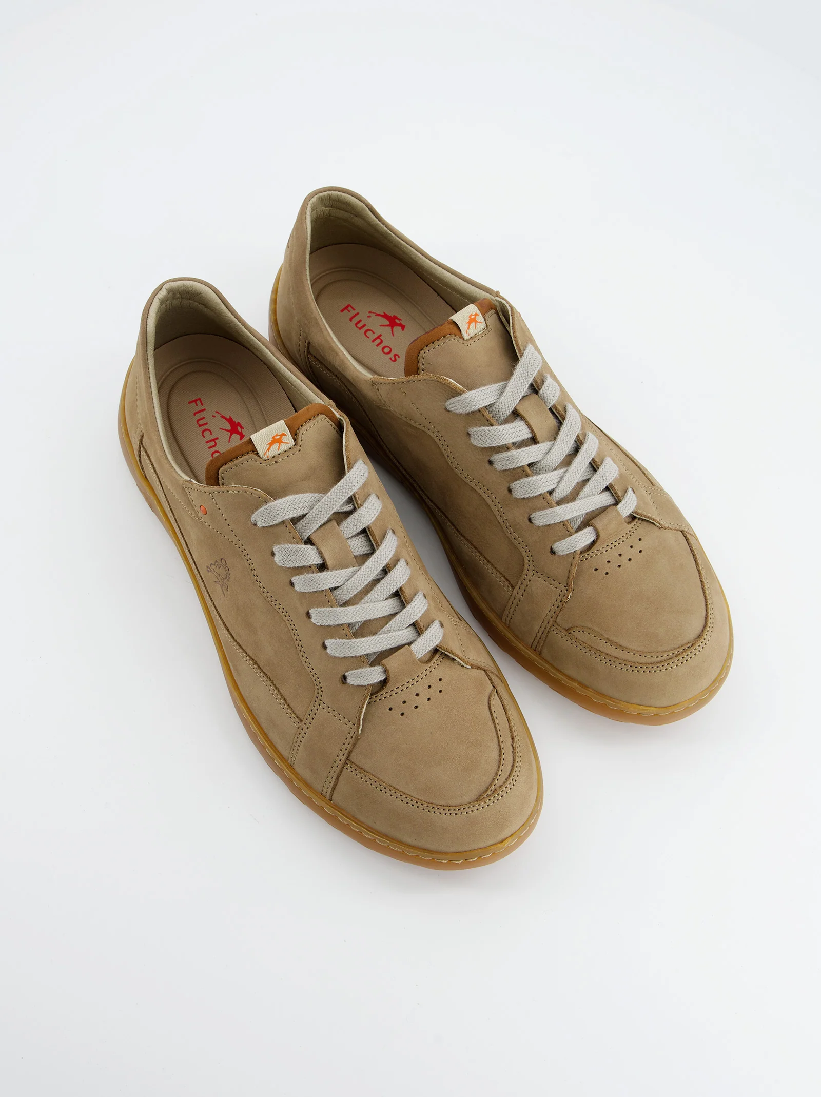 Zapatilla Casual De Piel Marrones - Fluchos - Image 5