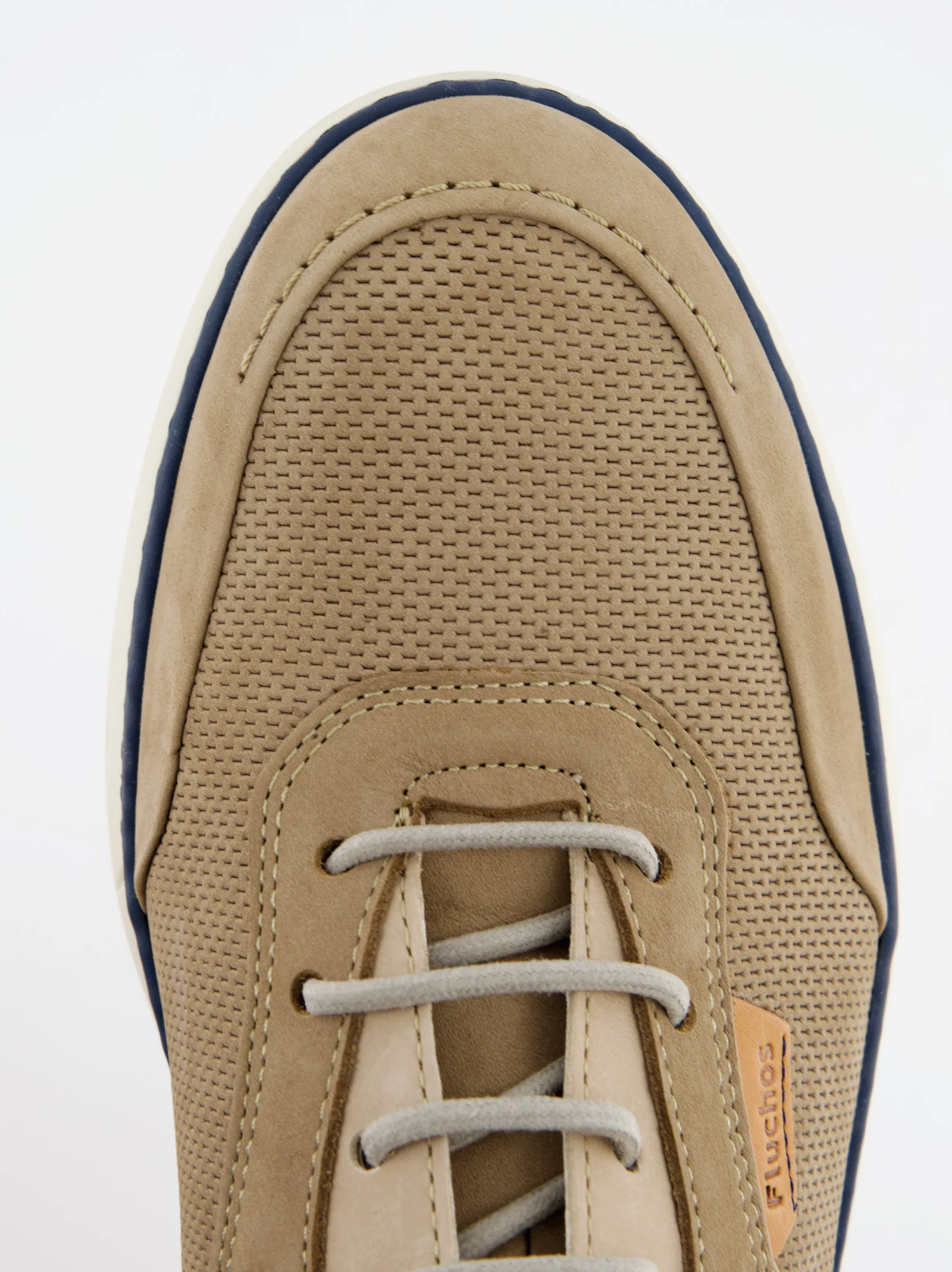 Zapatillas Casual De Piel Perforados Marrones - Fluchos - Image 2