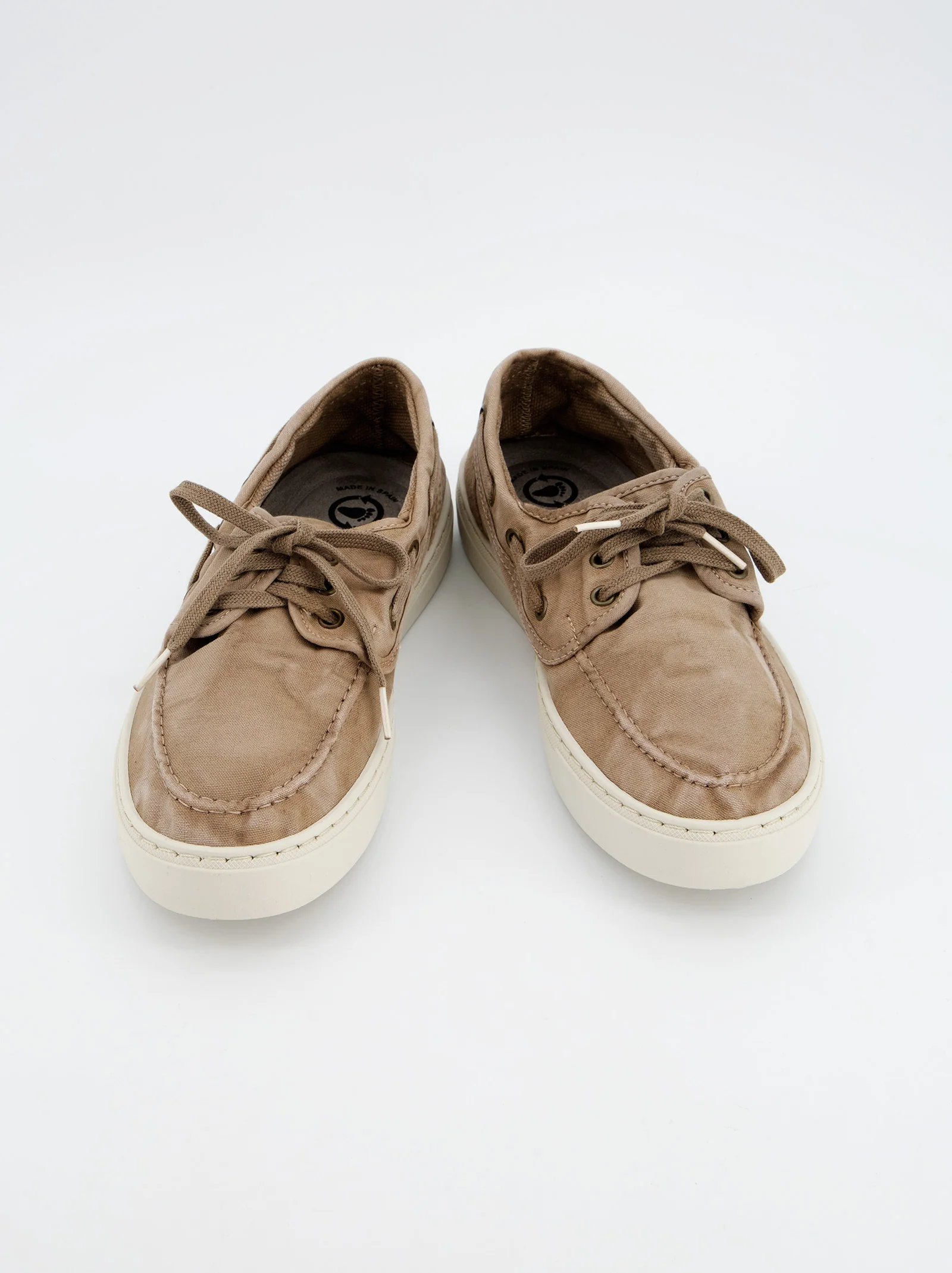 Zapatillas De Lona Beige Lavado - Natural World - Image 3