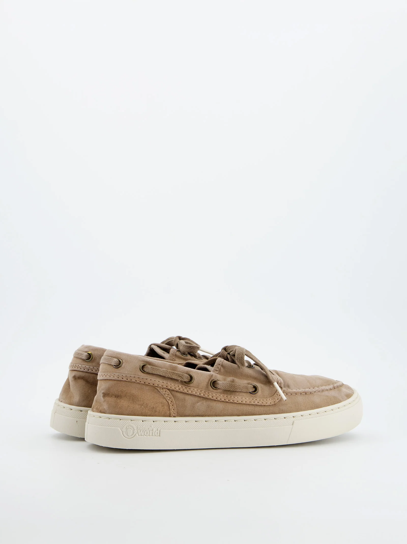 Zapatillas De Lona Beige Lavado - Natural World - Image 4