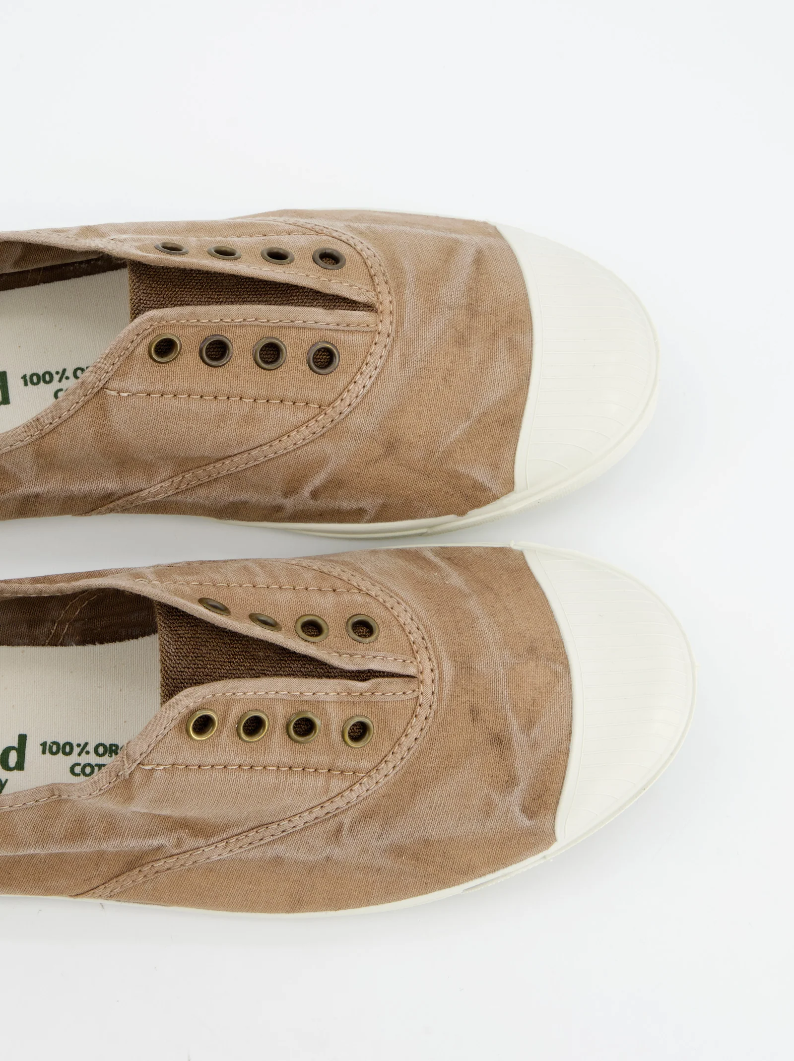 Zapatilla De Lona Beige Lavado - Natural World - Image 4